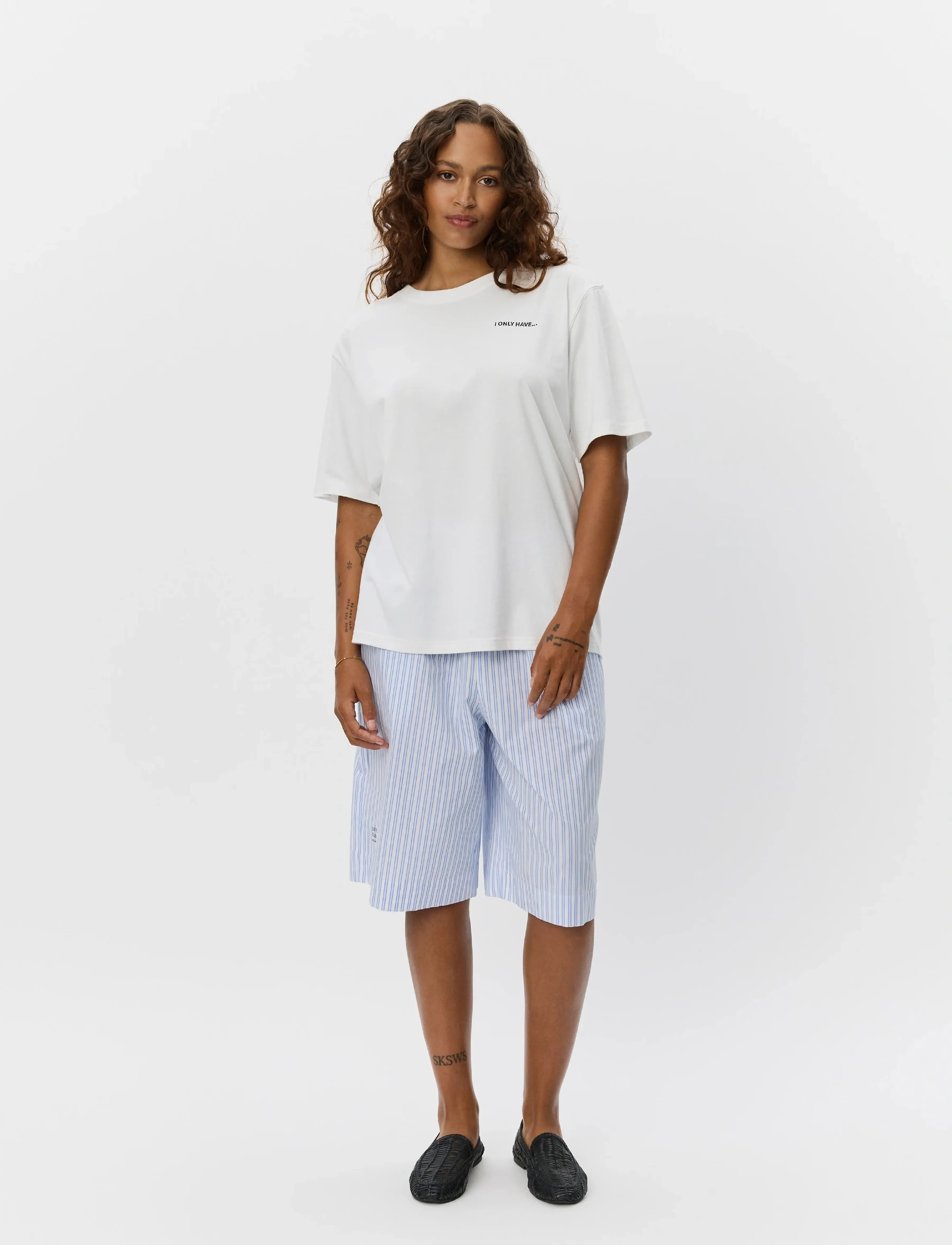 Sofie Schnoor MAESW T-SHIRT - T-shirts - SNOW WHITE / cream