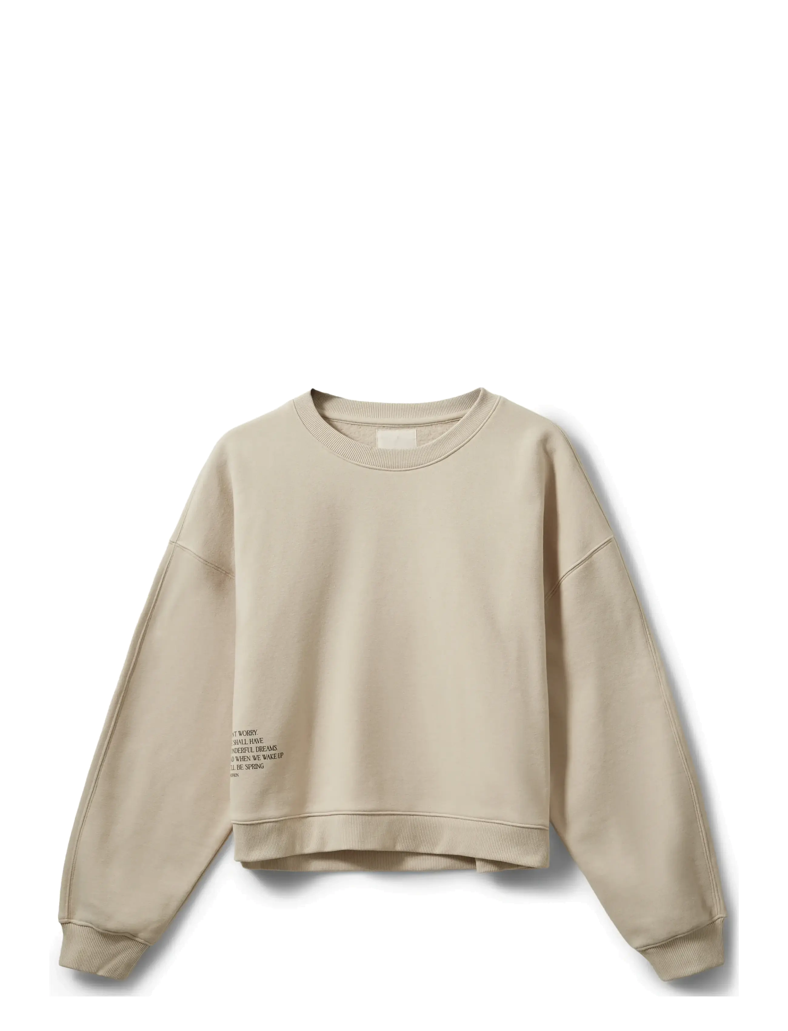 Sofie Schnoor ELINSW SWEATSHIRT - Visa allt - FOG / beige