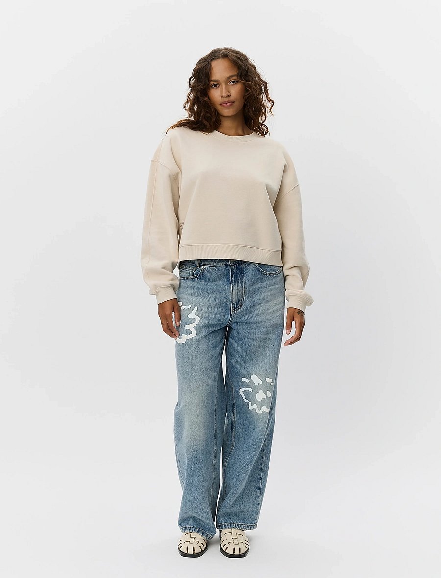 Sofie Schnoor - ELINSW SWEATSHIRT - sweatshirts - fog - 0