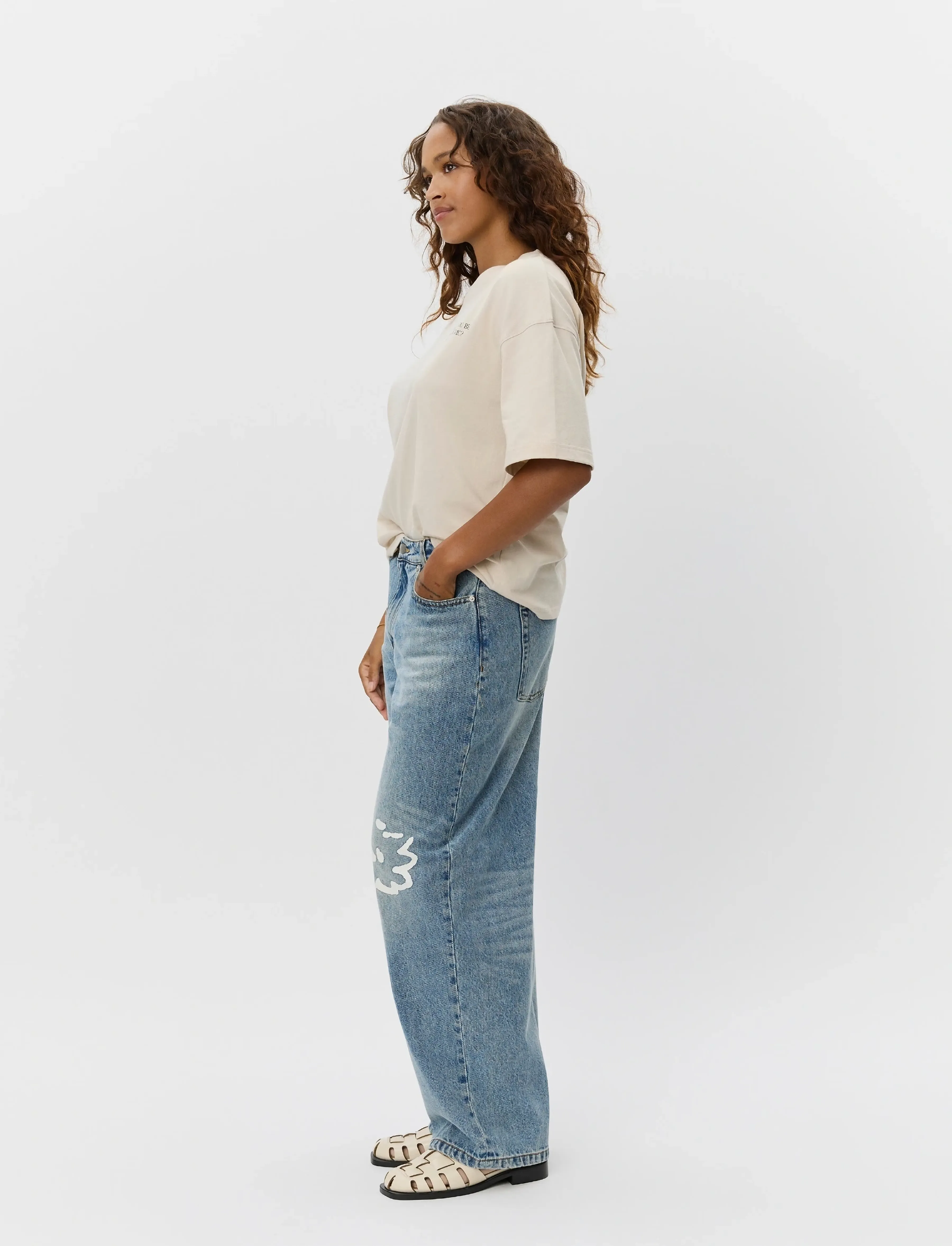 Sofie Schnoor - NORASW JEANS - brede jeans - blue - 3