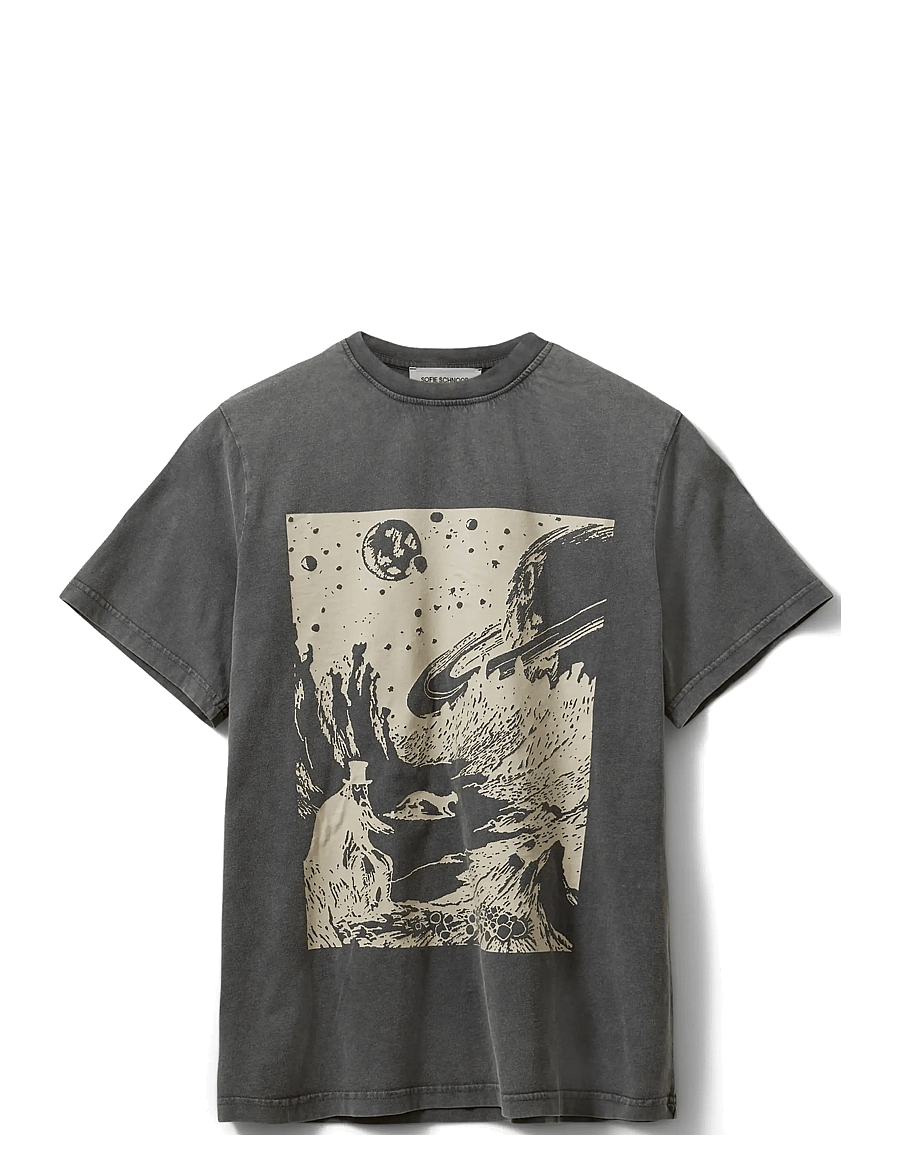 Sofie Schnoor - ZENASW T-SHIRT - t-krekli - washed black - 1