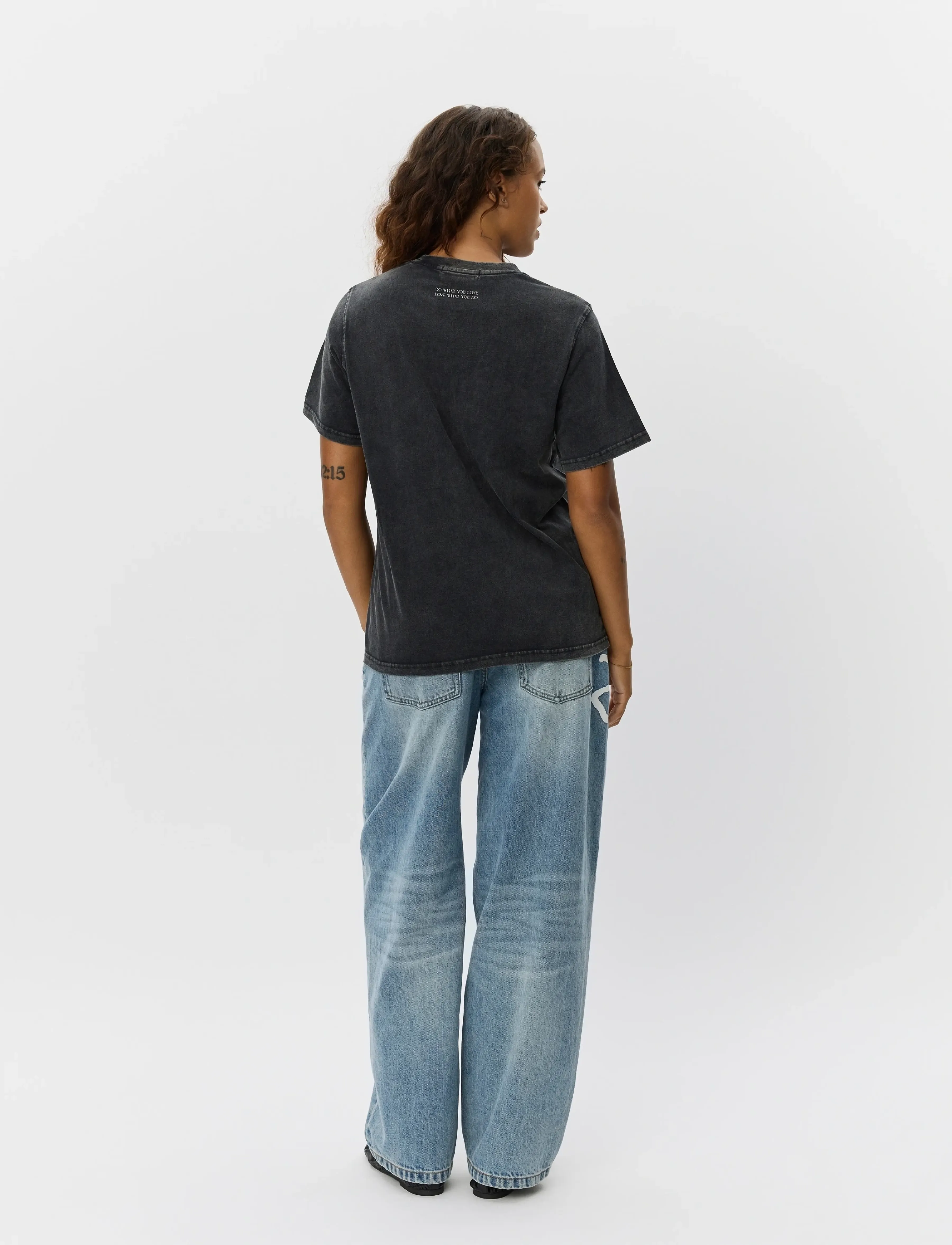 Sofie Schnoor - ZENASW T-SHIRT - t-särgid - washed black - 4