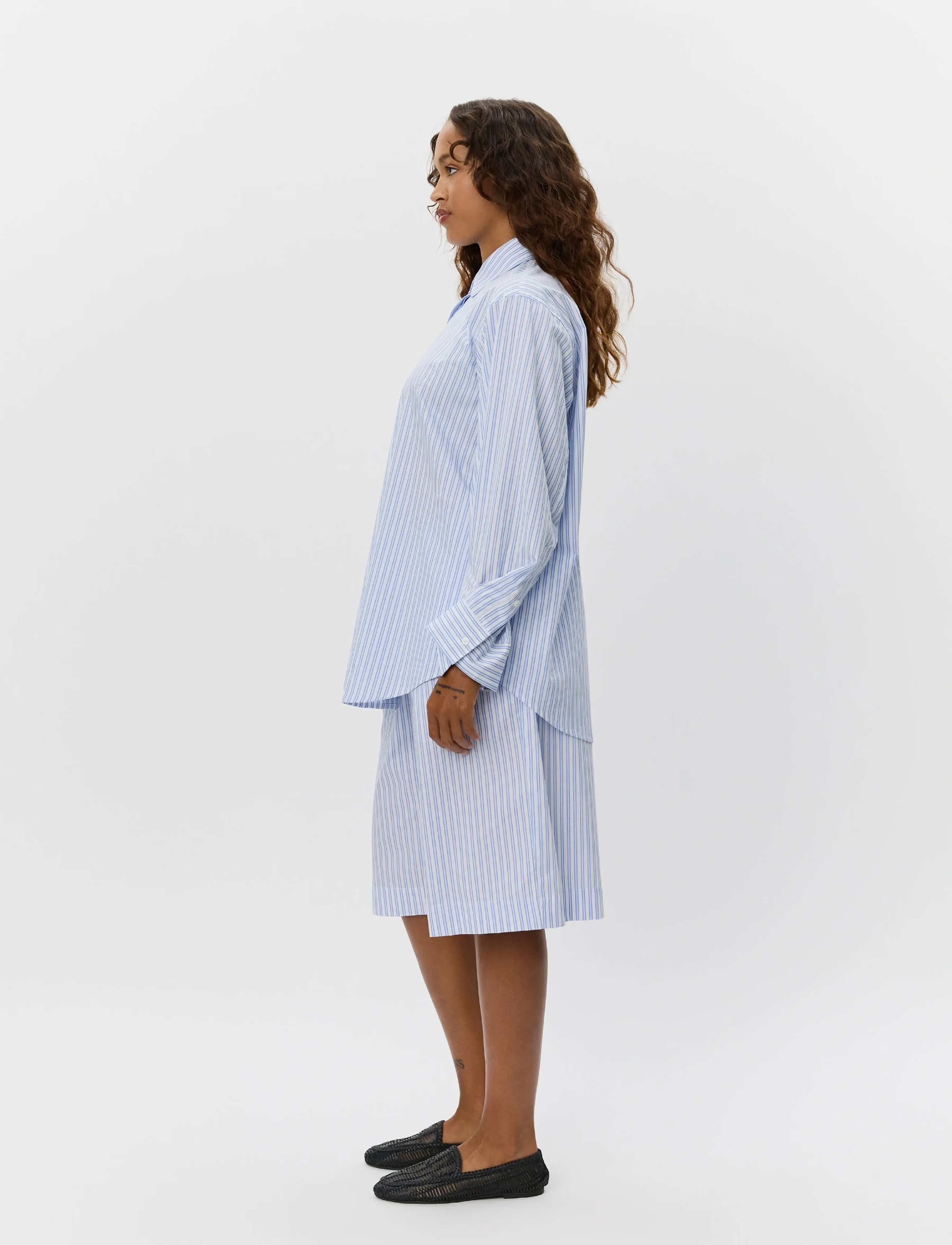 Sofie Schnoor - ABBYSW SHIRT - langärmlige hemden - blue striped - 3