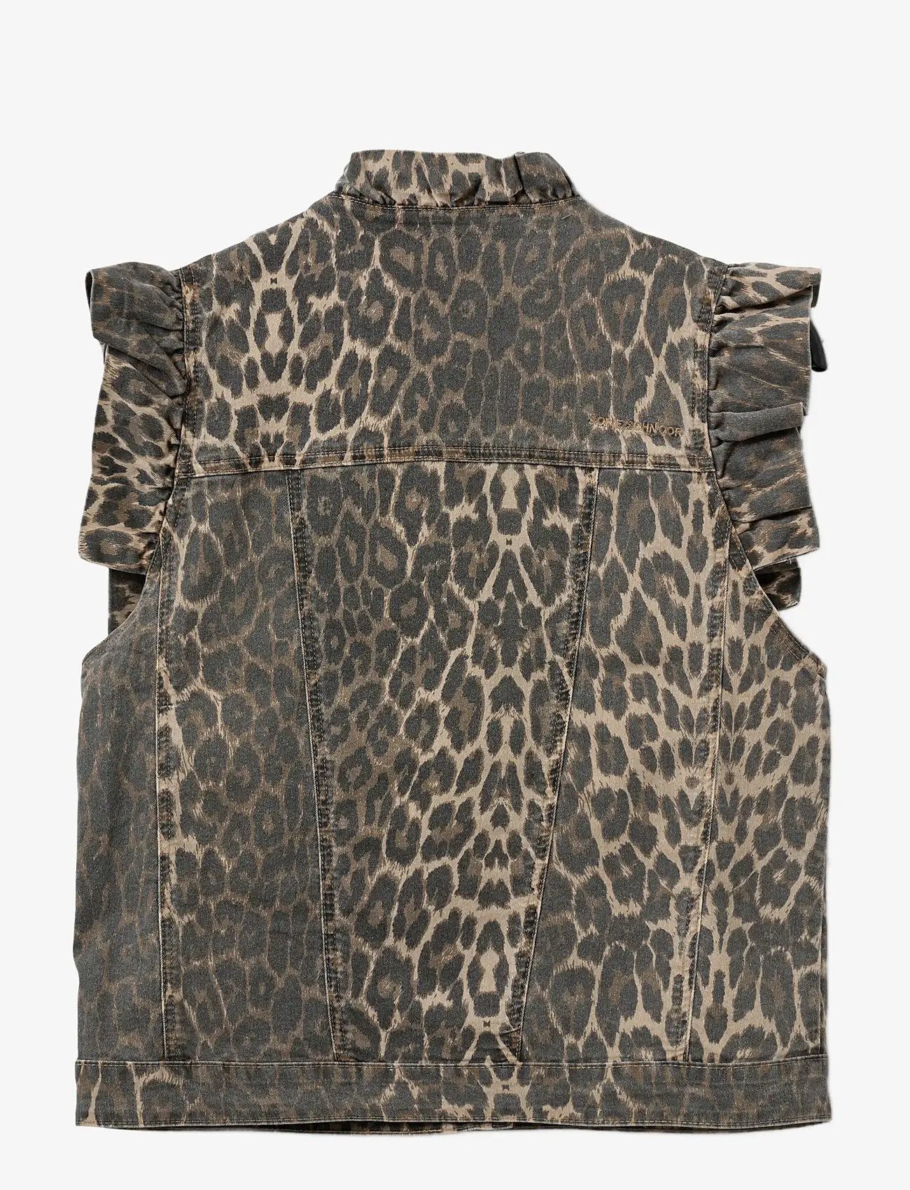 Sofie Schnoor - FARAHSW LEO VEST - denim-westen - light brown leopard - 2