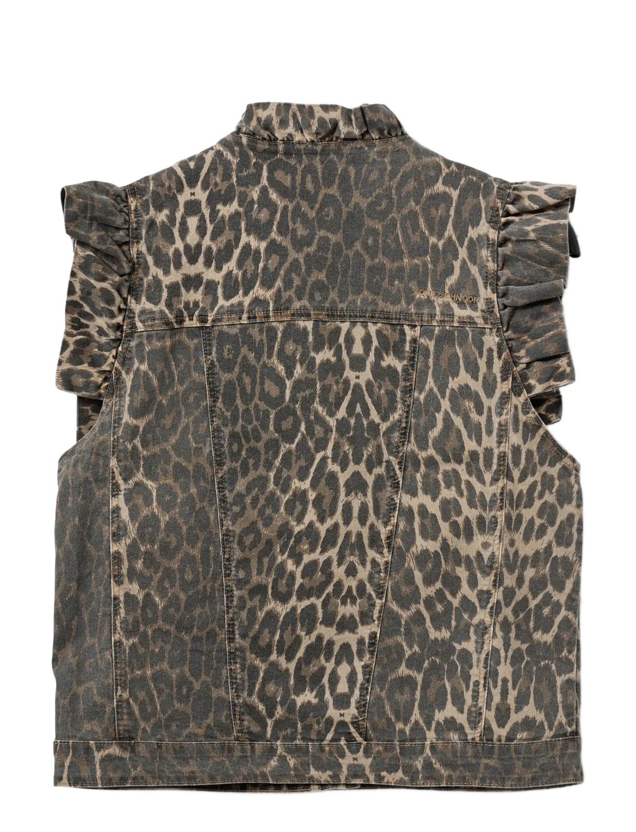 Sofie Schnoor - FARAHSW LEO VEST - denim-westen - light brown leopard - 2