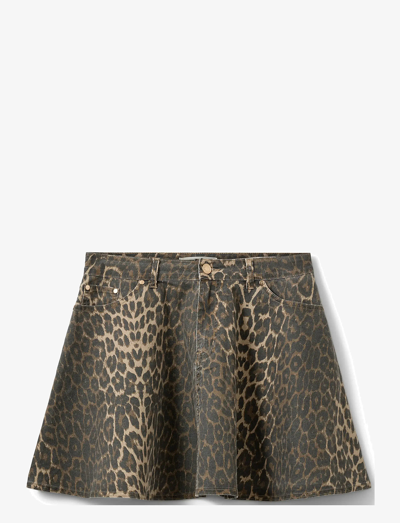Sofie Schnoor - INDIGOSW LEO SKIRT - kurze röcke - light brown leopard - 1
