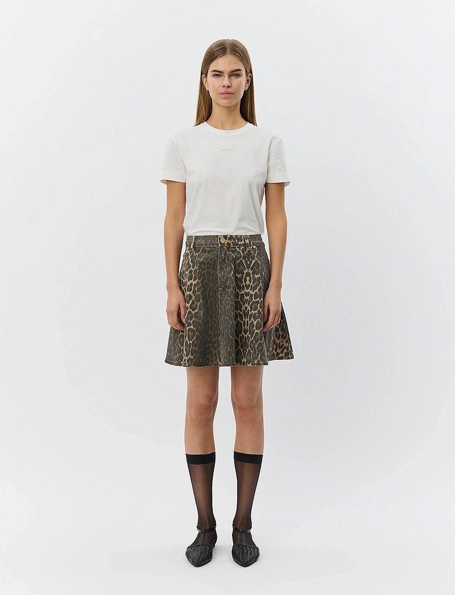 Sofie Schnoor - INDIGOSW LEO SKIRT - miniseelikud - light brown leopard - 0