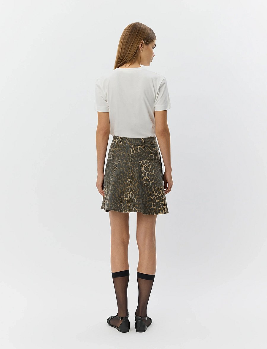 Sofie Schnoor - INDIGOSW LEO SKIRT - miniseelikud - light brown leopard - 4