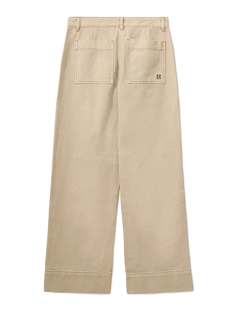 Sofie Schnoor - TULLINGESW TROUSERS - bukser med brede ben - warm sand - 2