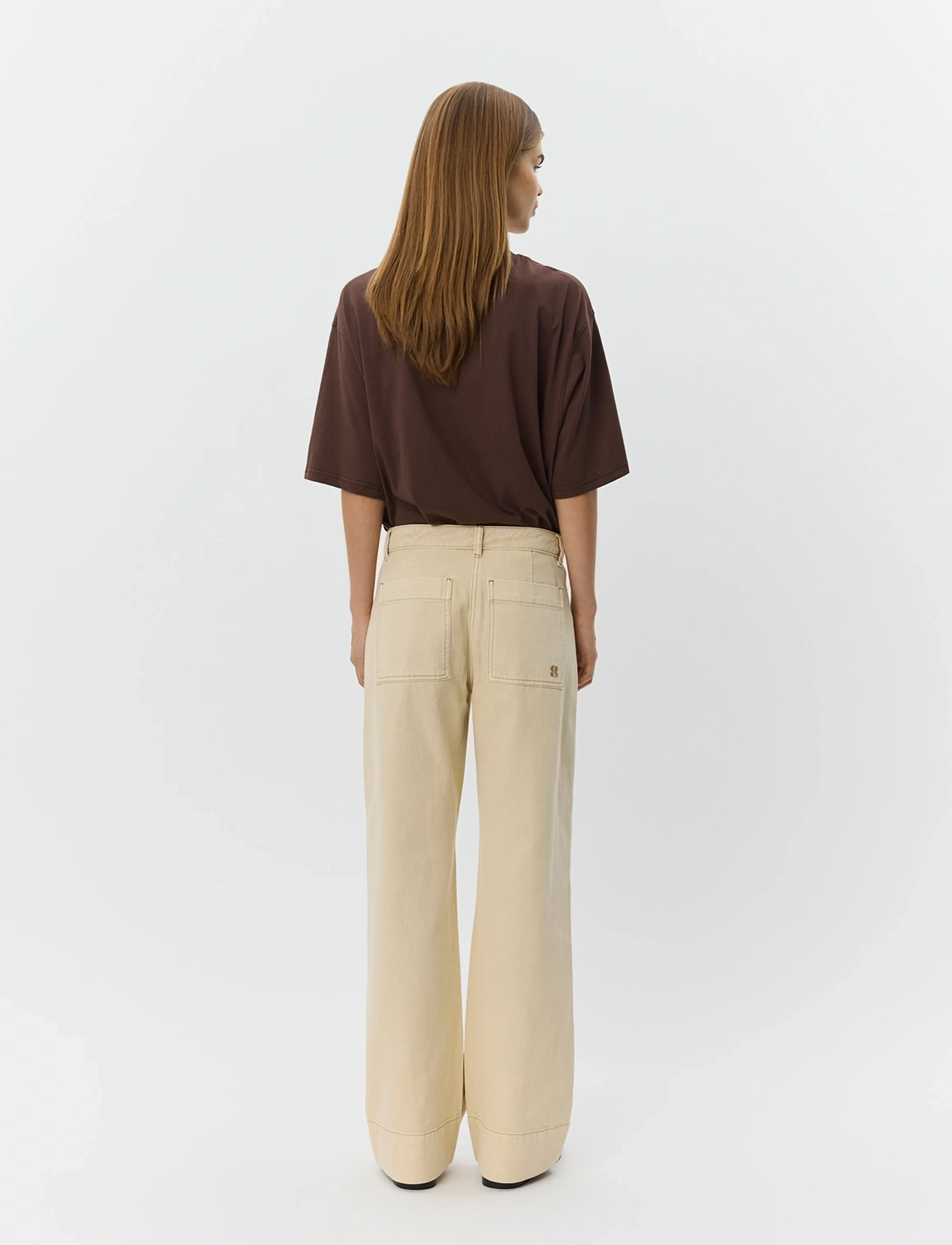 Sofie Schnoor - TULLINGESW TROUSERS - vida byxor - warm sand - 4