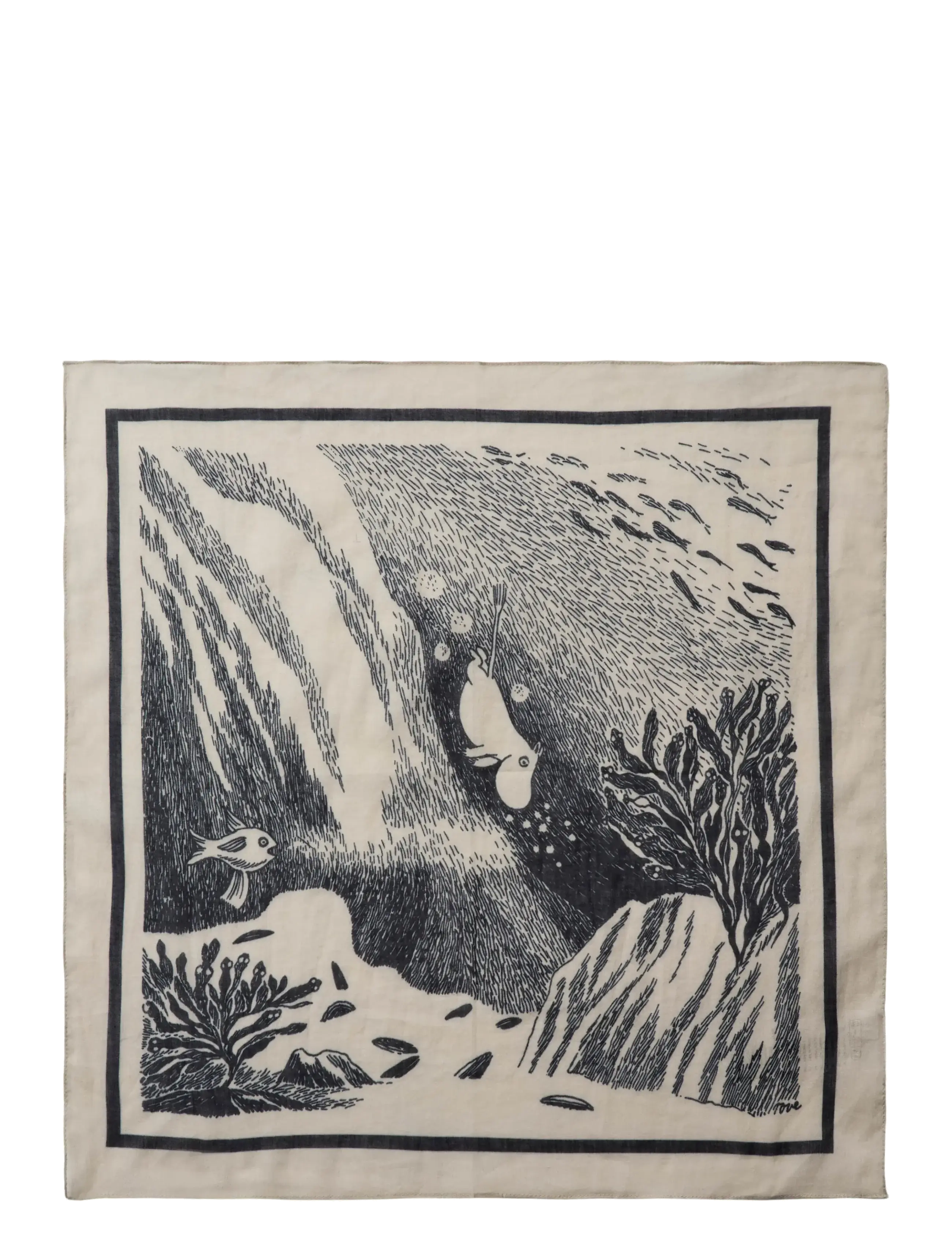 Sofie Schnoor TOVESW SCARF - Accessories - FOG / cream