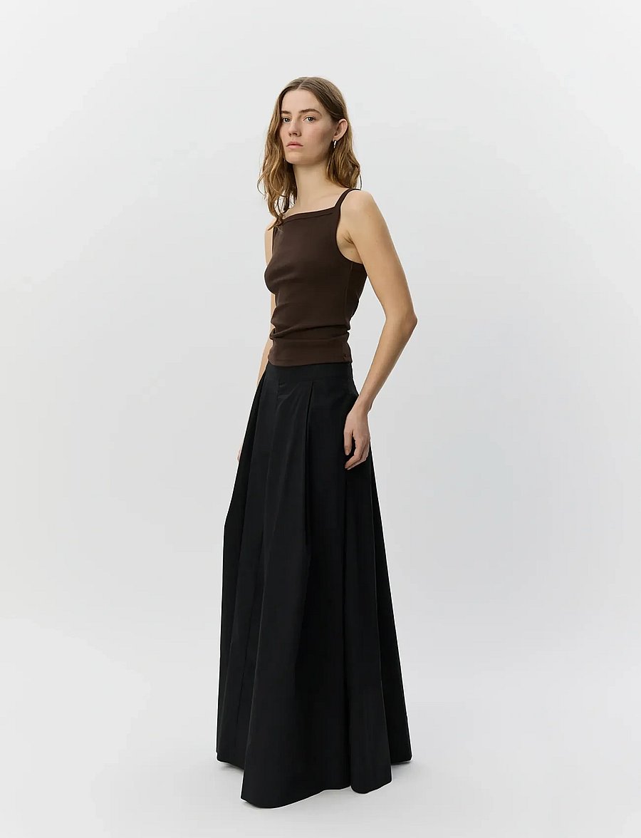 Sofie Schnoor - NOORSW MAXI SKIRT - maxi nederdele - black - 3