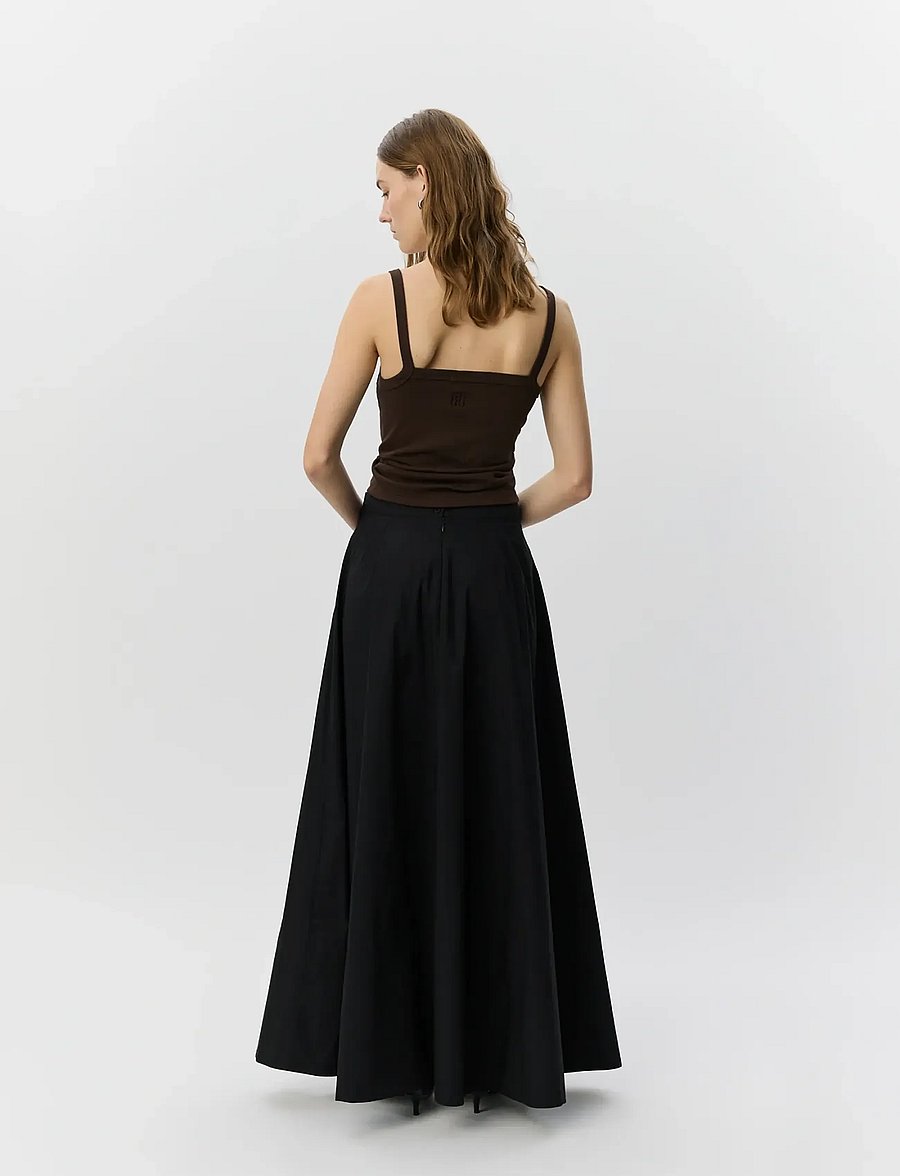 Sofie Schnoor - NOORSW MAXI SKIRT - maxi nederdele - black - 4