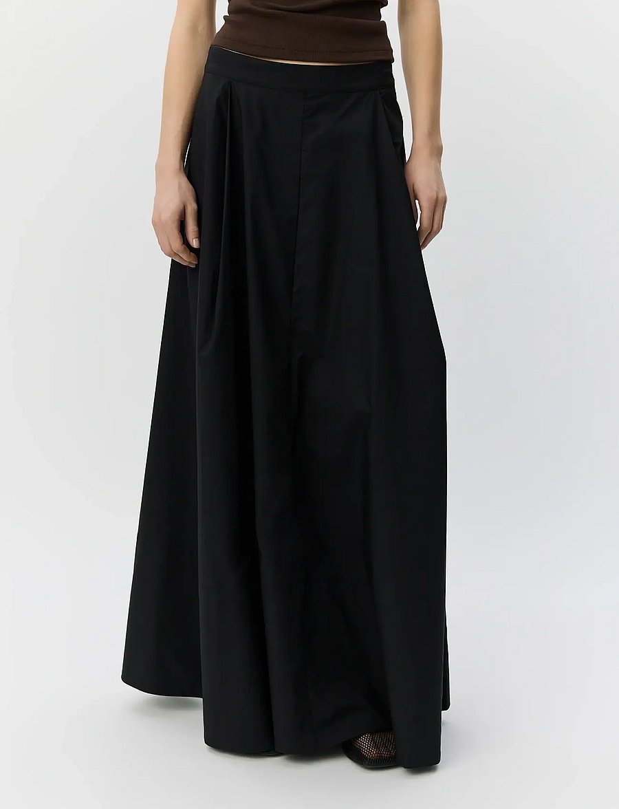 Sofie Schnoor - NOORSW MAXI SKIRT - maxi nederdele - black - 5