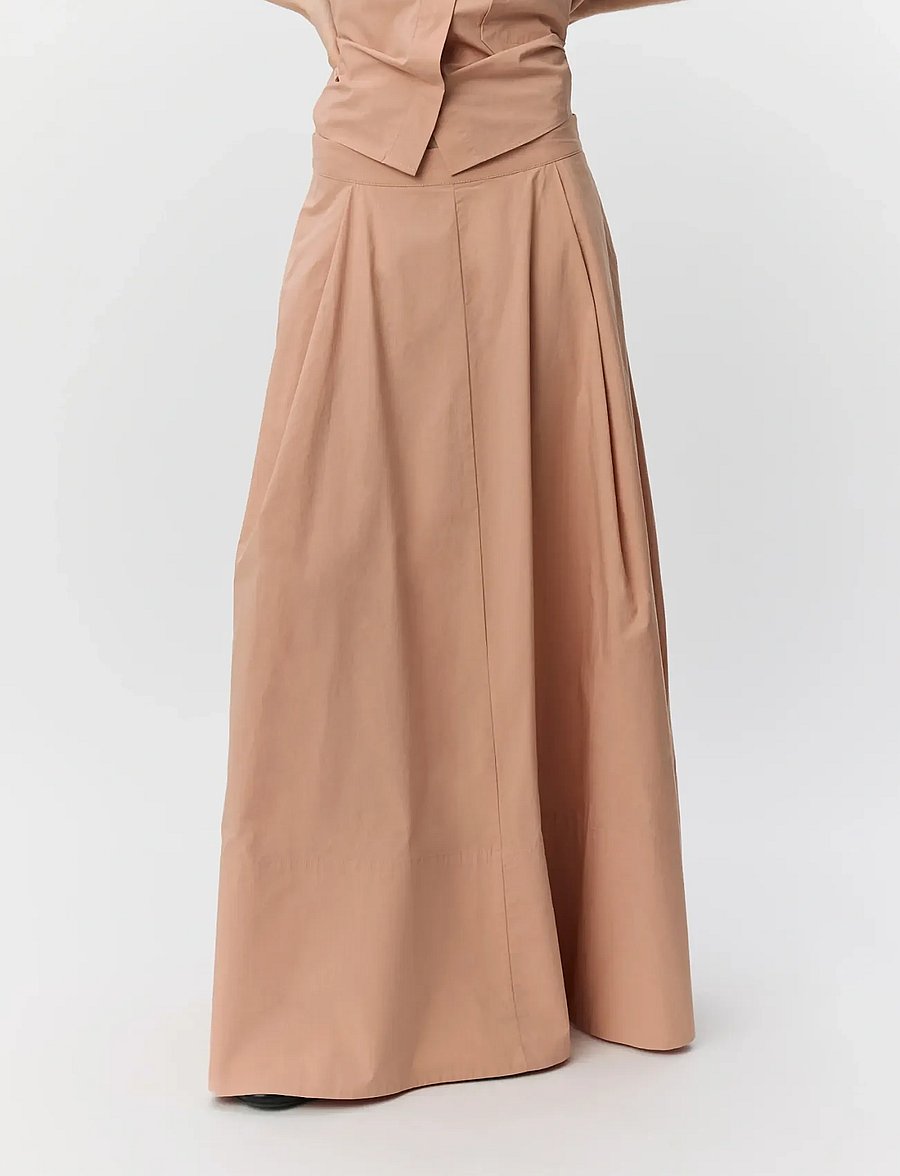 Sofie Schnoor - NOORSW MAXI SKIRT - maxi röcke - cafÉ crÈme - 5