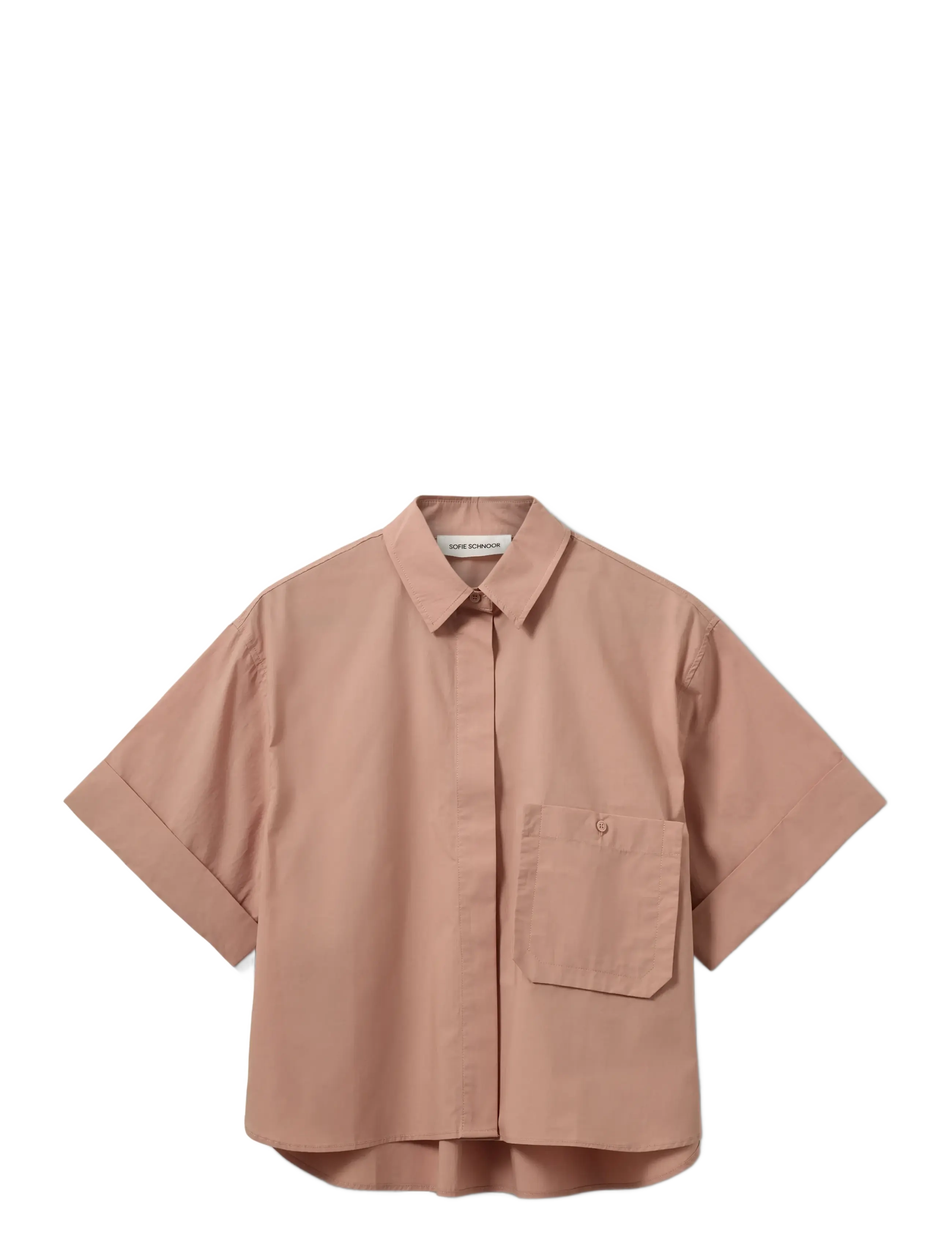 Sofie Schnoor LEANASW SHORT SLEEVE SHIRT - Clothing - CAFÉ CRÈME / brown