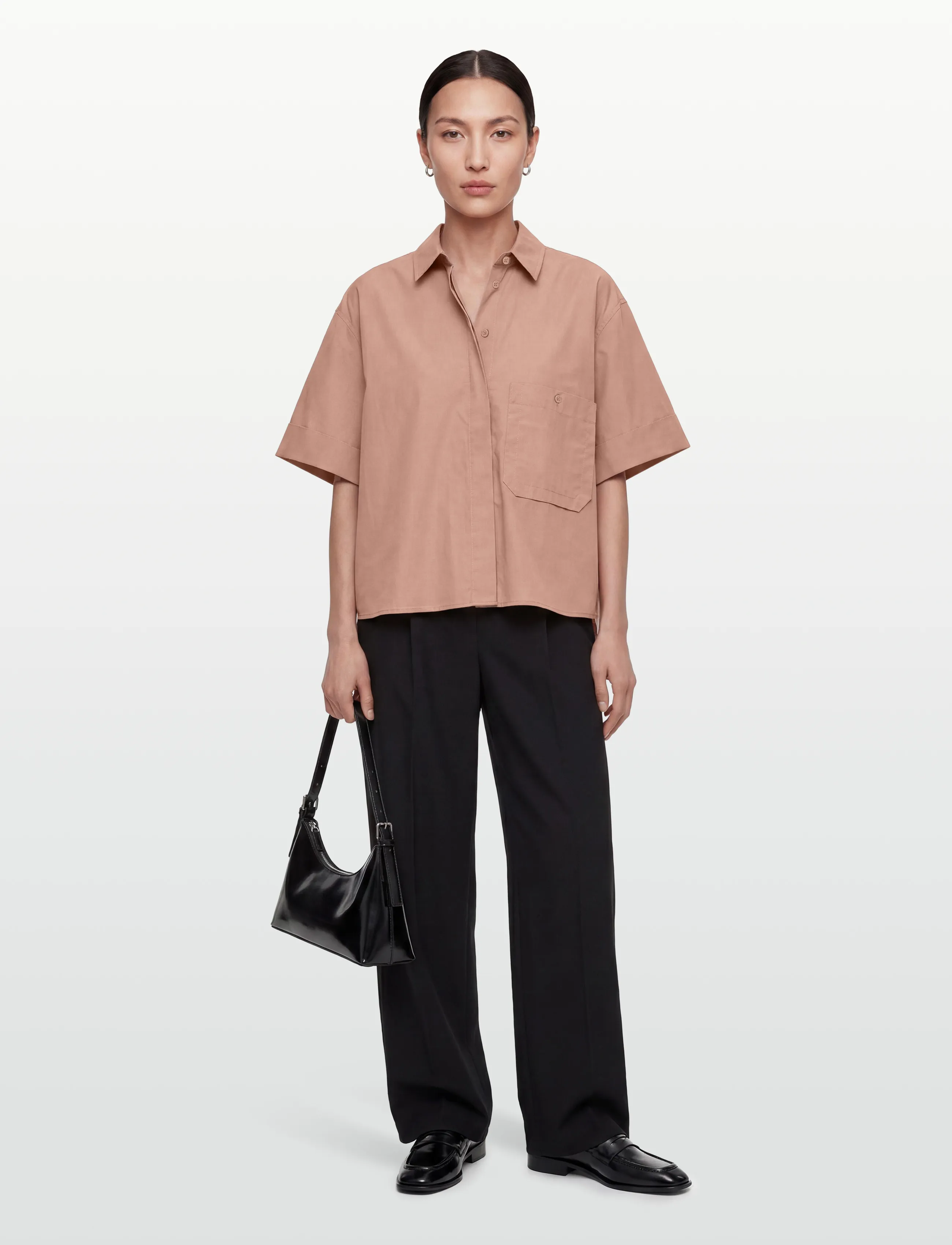 Sofie Schnoor Leanasw Short Sleeve Shirt, 34, Shirts, Braun - Short-sleeved, Frauen