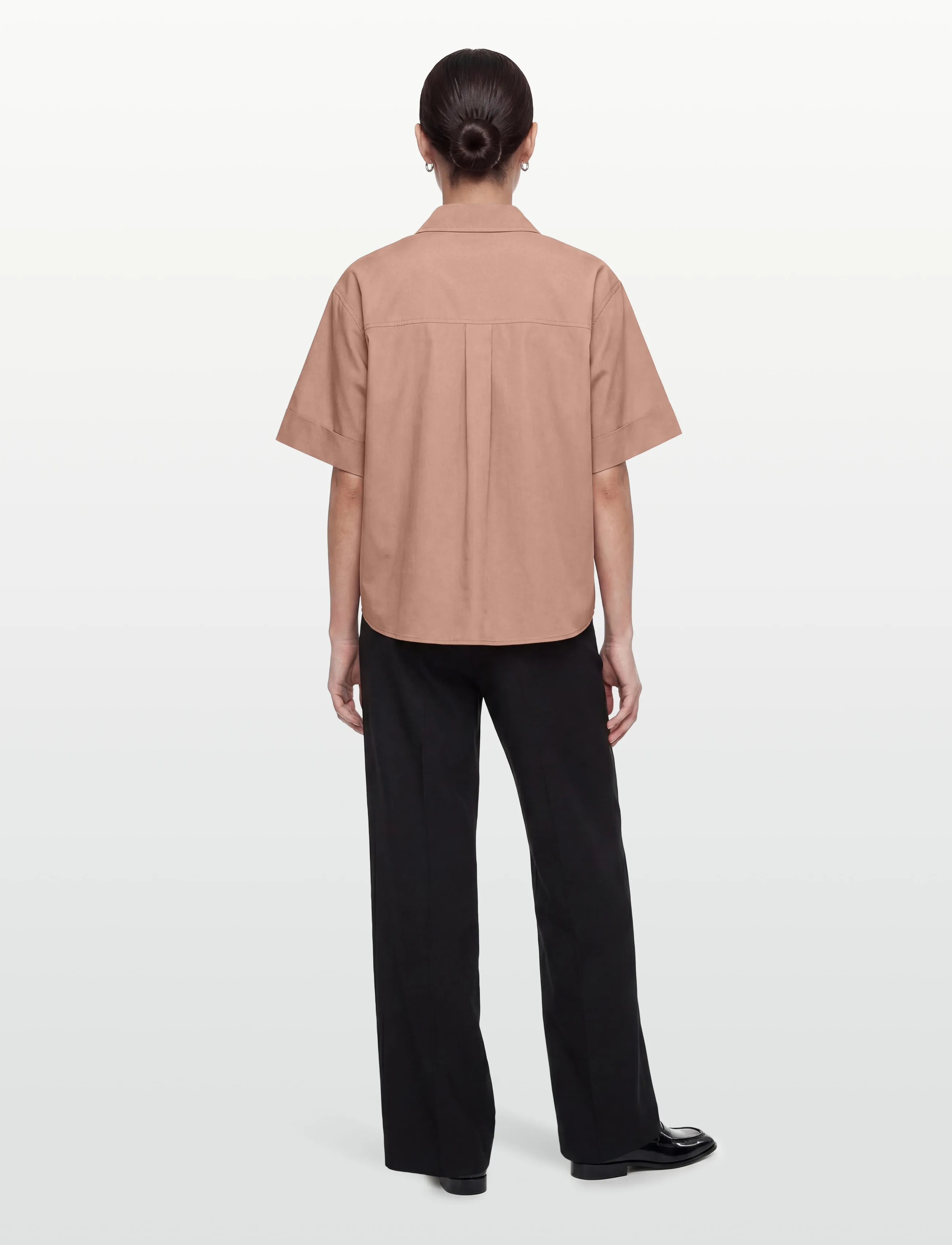 Sofie Schnoor - LEANASW SHORT SLEEVE SHIRT - kurzärmlige hemden - cafÉ crÈme - 4