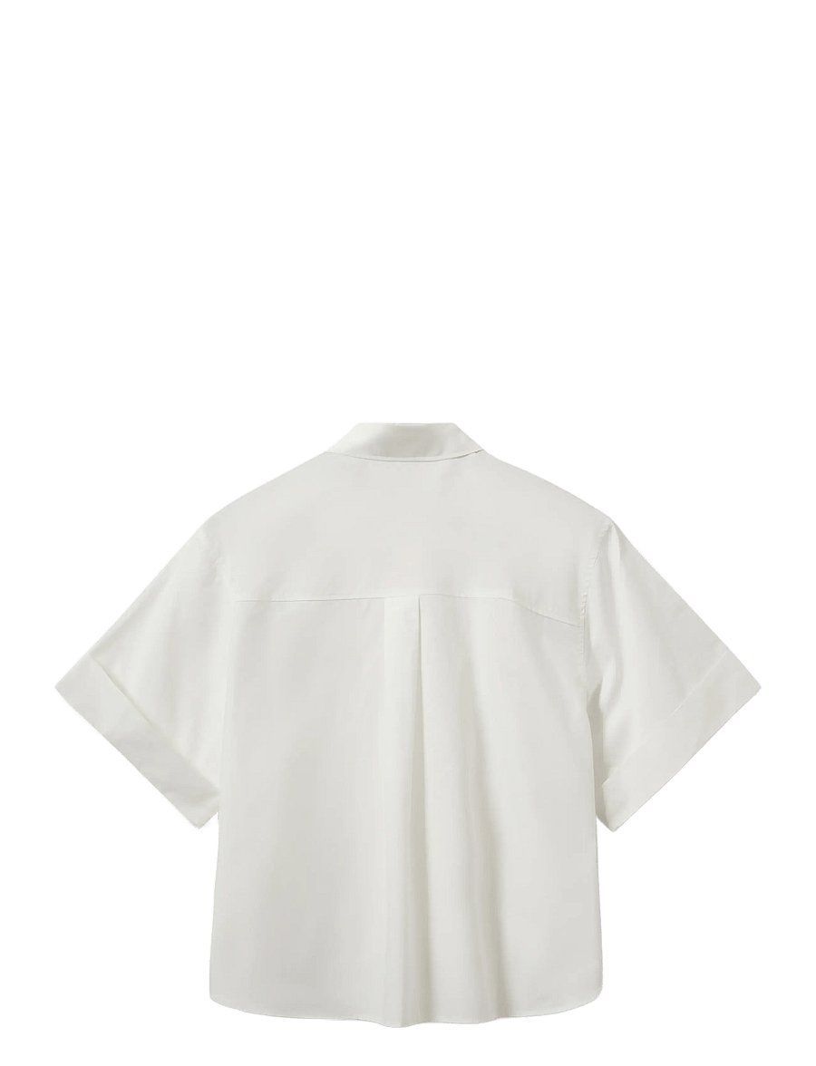 Sofie Schnoor - LEANASW SHORT SLEEVE SHIRT - kortærmede skjorter - white alyssum - 2