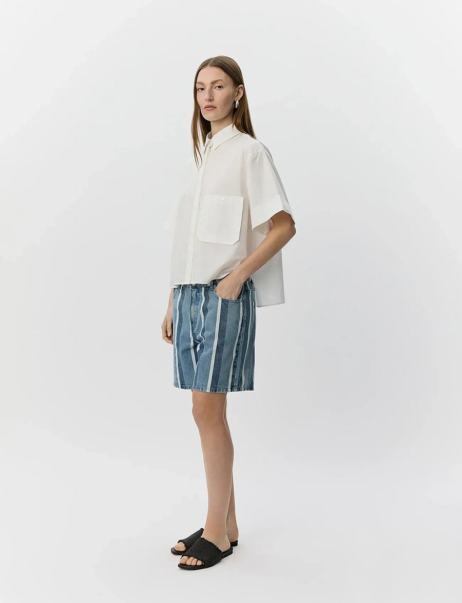 Sofie Schnoor - LEANASW SHORT SLEEVE SHIRT - kortærmede skjorter - white alyssum - 3