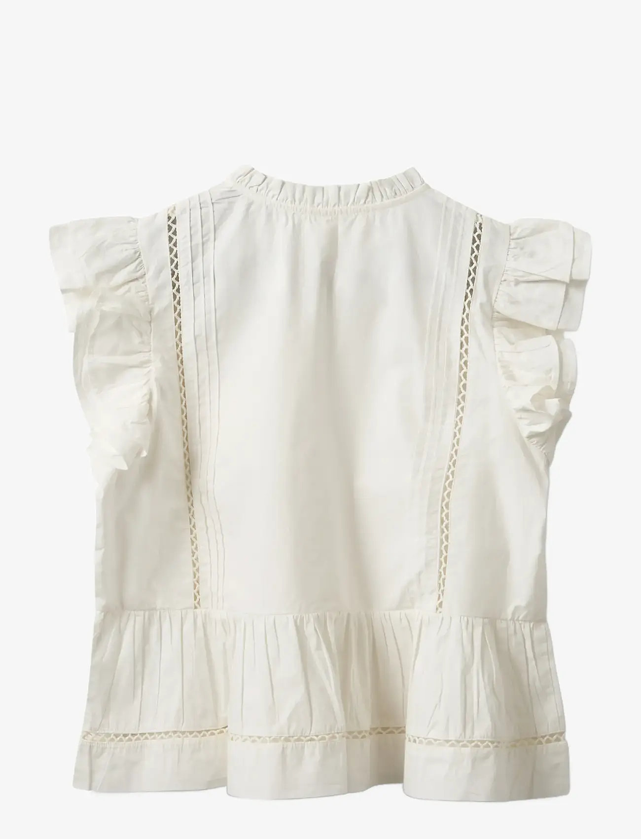 Sofie Schnoor - JULIENSW FRILL COTTON TOP - Ærmeløse bluser - white alyssum - 2