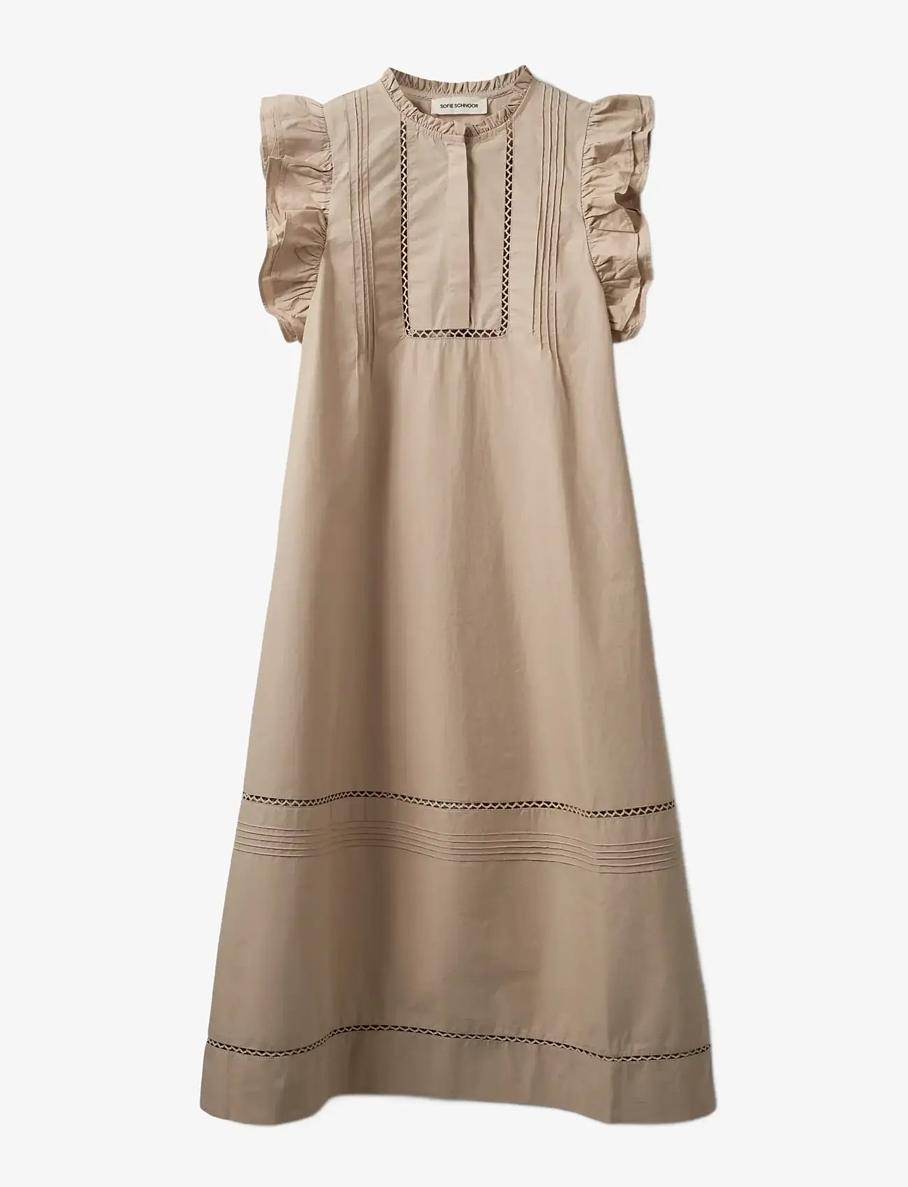 Sofie Schnoor - OTANIASW FRILL COTTON DRESS - sommerkjoler - feather gray - 1