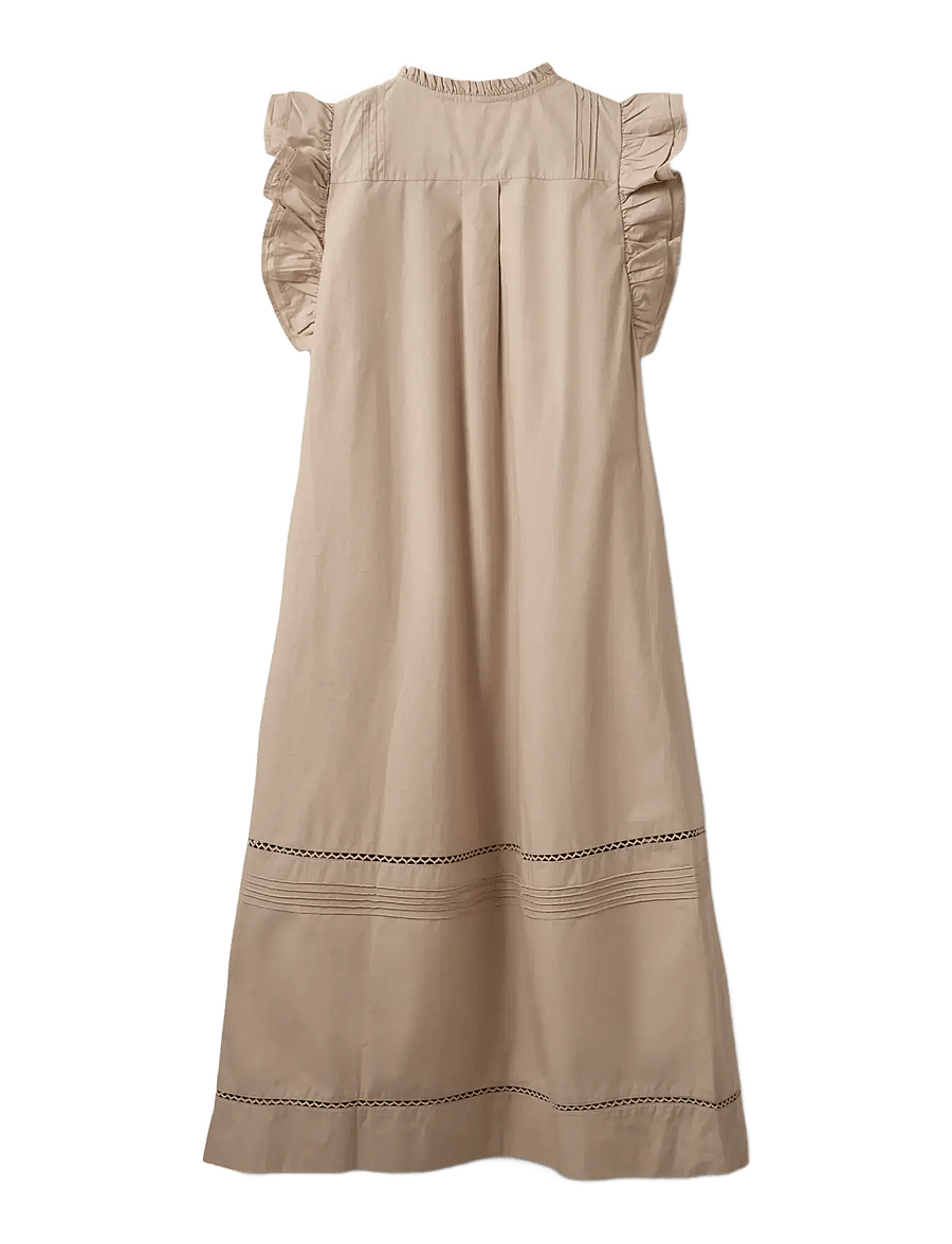Sofie Schnoor - OTANIASW FRILL COTTON DRESS - summer dresses - feather gray - 2