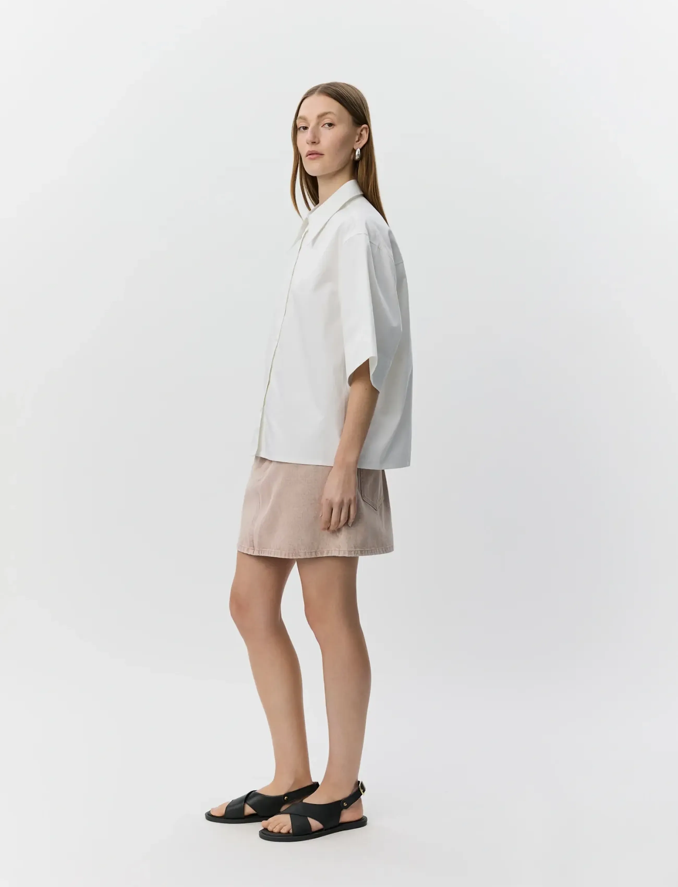 Sofie Schnoor - HARVEYSW OVERSIZE SHORT SLEEVE SHIR - chemises à manches courtes - off white - 3