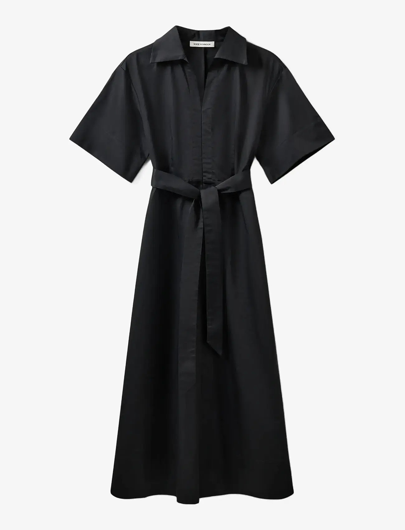 Sofie Schnoor - MINASW LONG DRESS - skjortekjoler - black - 1