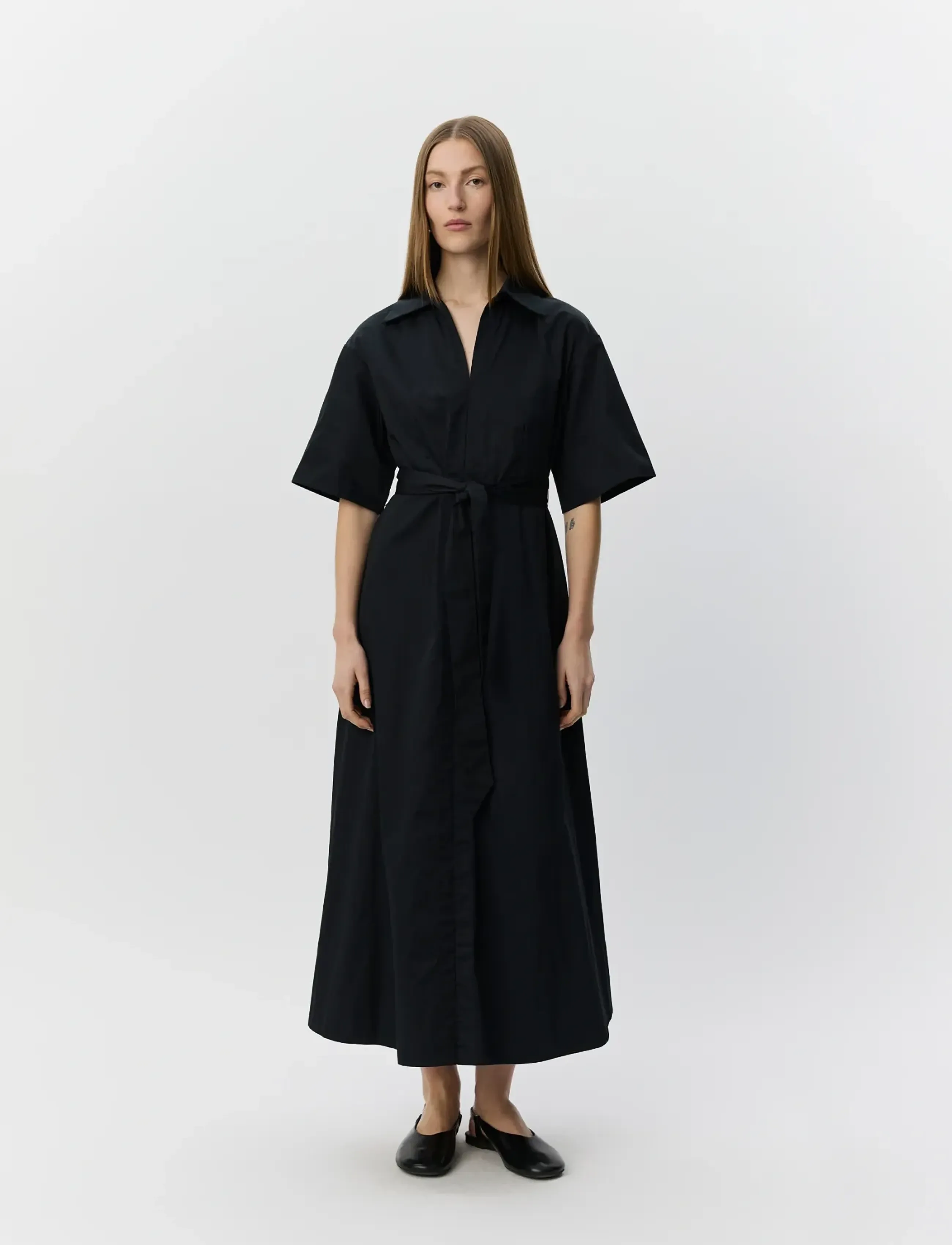 Sofie Schnoor Minasw Long Dress, 38, Black, Kjoler > Maxikjole, Dame