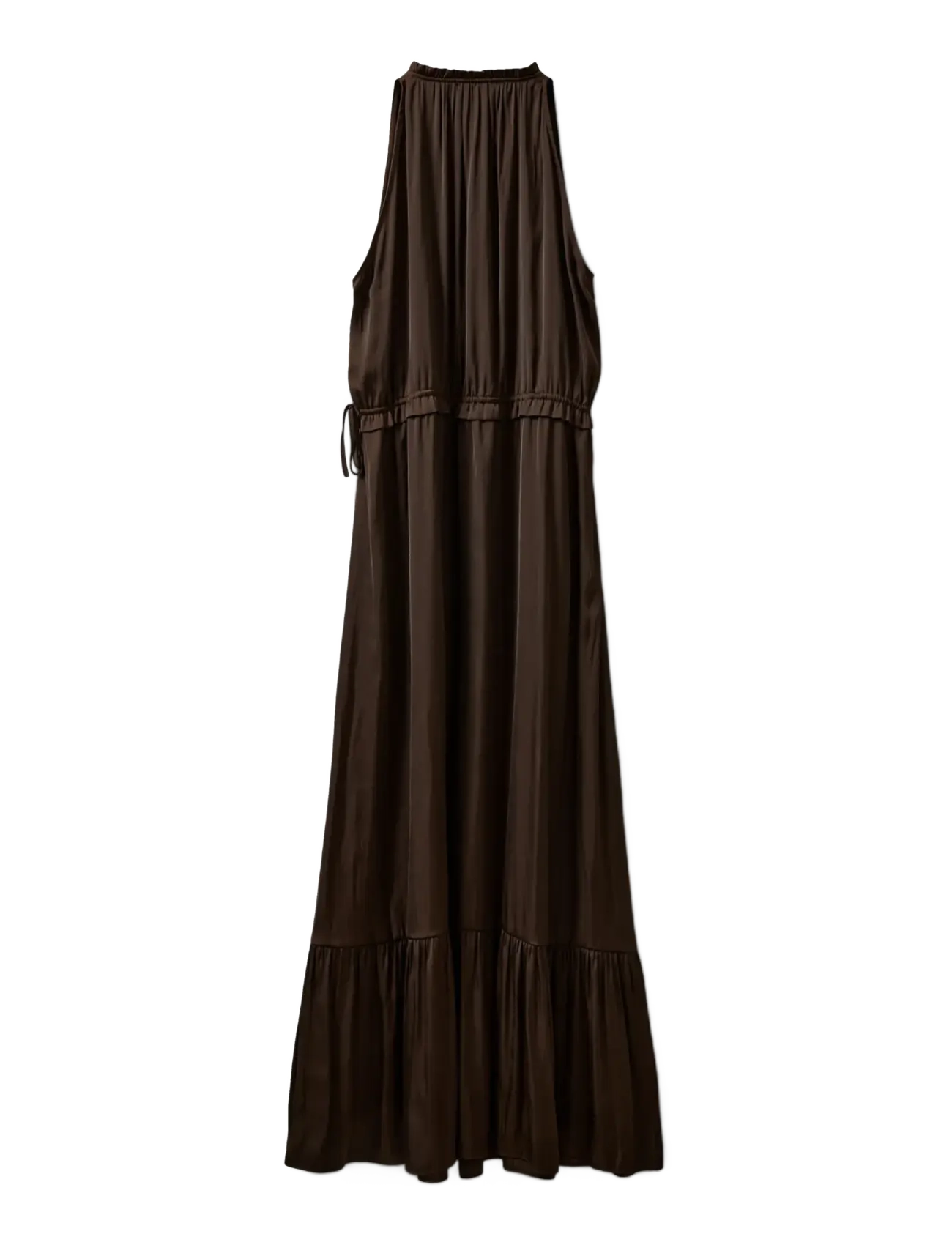 Sofie Schnoor - MELSW HALTER NECK MAXI DRESS - maksikleidid - intense brown - 2