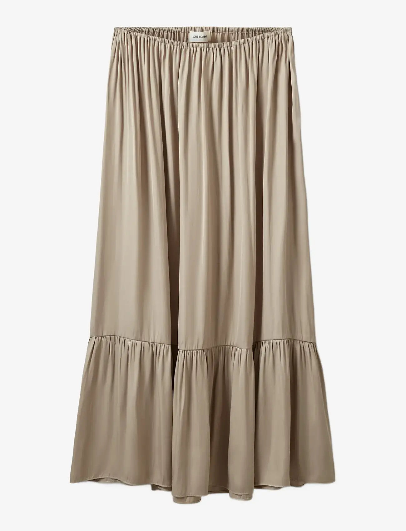 Sofie Schnoor - MILIASW MAXI SKIRT - maksiseelikud - feather gray - 1