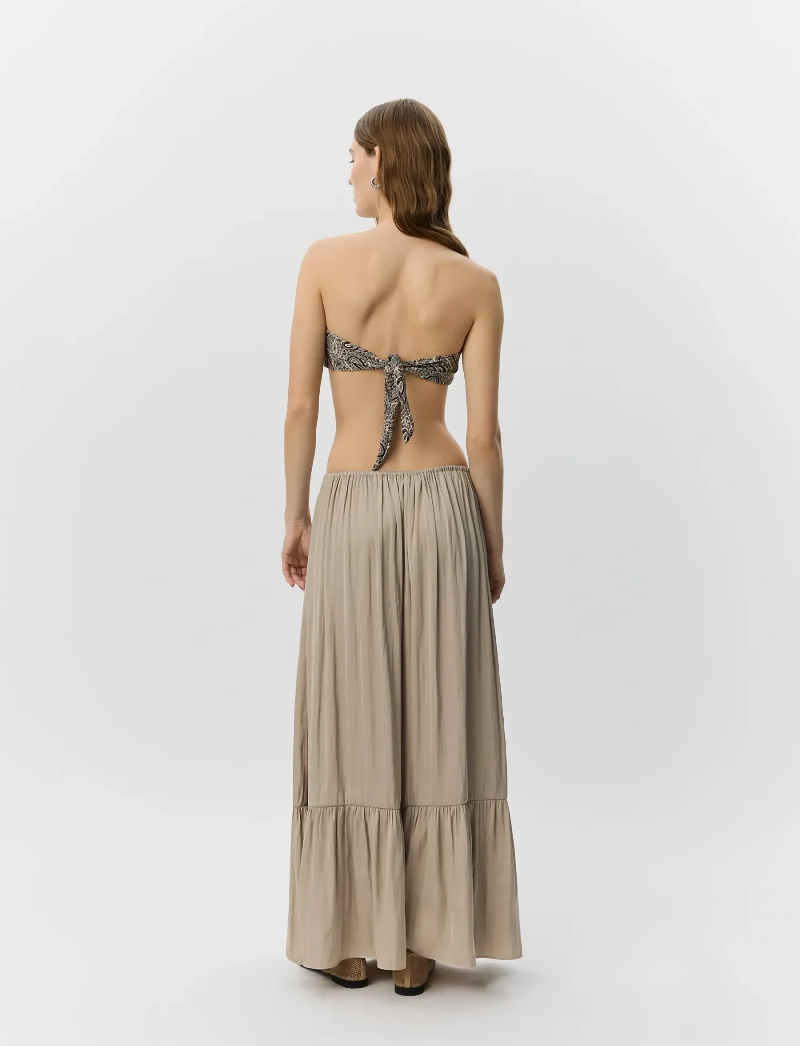 Sofie Schnoor - MILIASW MAXI SKIRT - maxikjolar - feather gray - 4