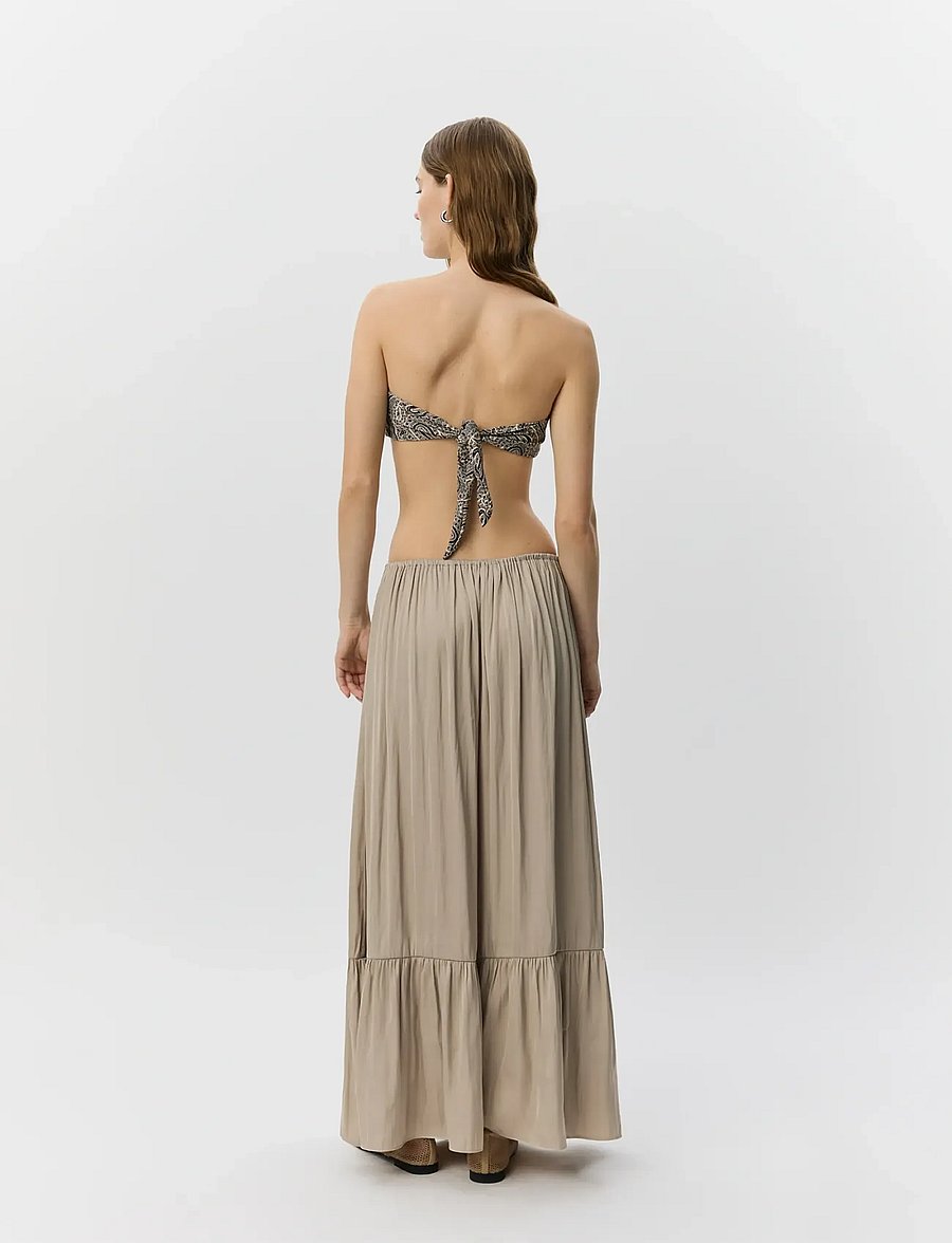 Sofie Schnoor - MILIASW MAXI SKIRT - maxi nederdele - feather gray - 4