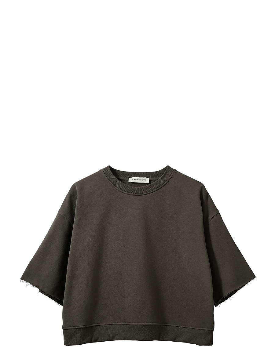 Sofie Schnoor - ELOISESW SHORT SLEEVE SWEATSHIRT - sweatshirts - warm stone - 1