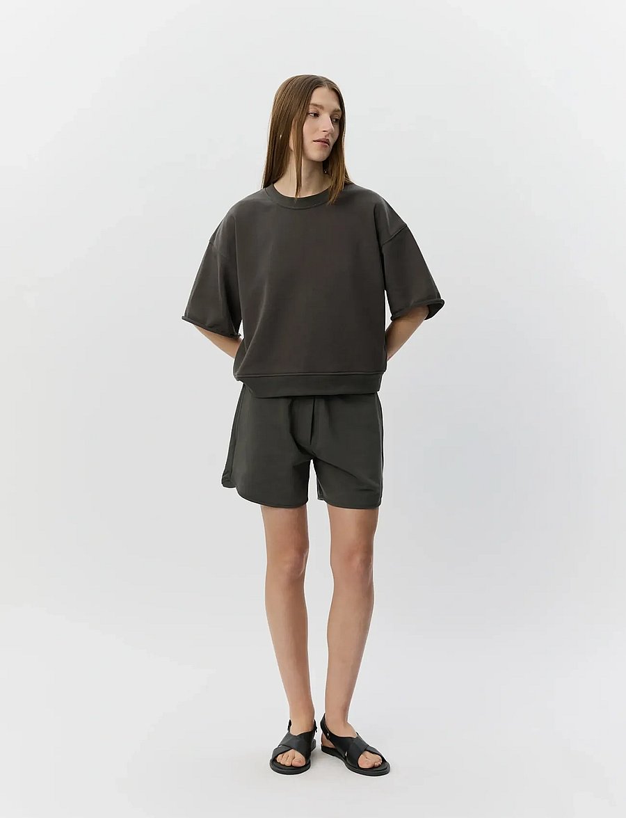 Sofie Schnoor - ELOISESW SHORT SLEEVE SWEATSHIRT - sweatshirts - warm stone - 0
