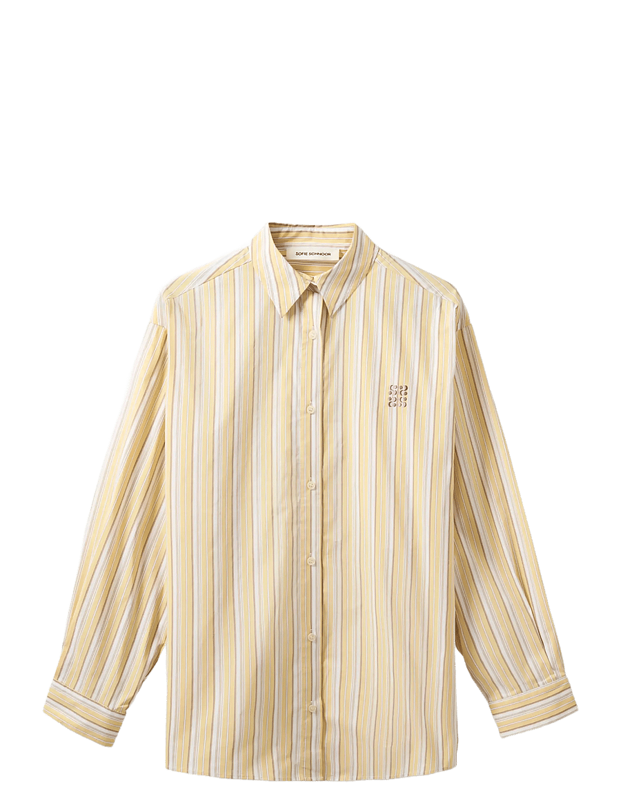 Sofie Schnoor - MERCYSW OVERSIZED SHIRT - chemises à manches longues - light yellow - 1