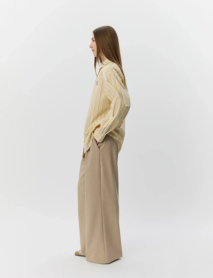 Sofie Schnoor - MERCYSW OVERSIZED SHIRT - chemises à manches longues - light yellow - 3
