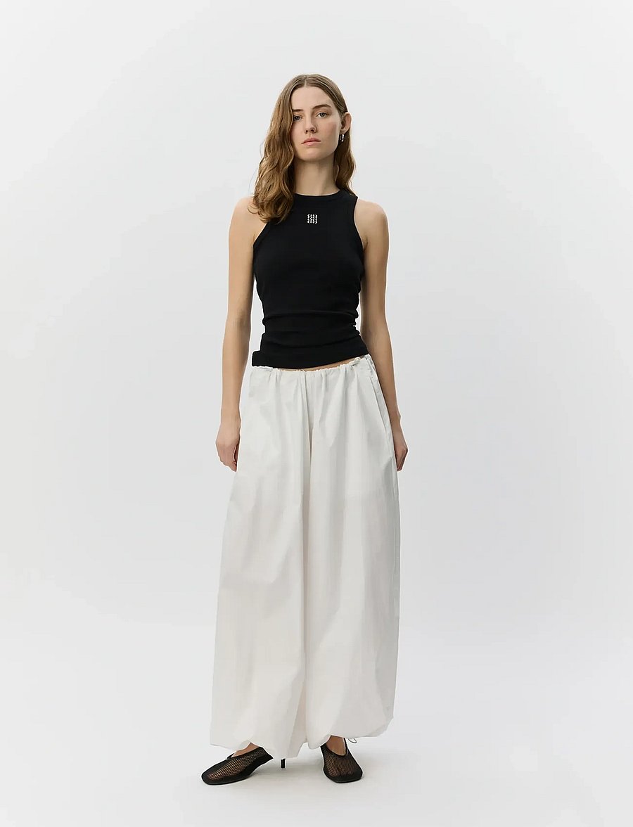 Sofie Schnoor - IMIRASW BALLOON SHAPE TROUSERS - hosen mit geradem bein - white - 0
