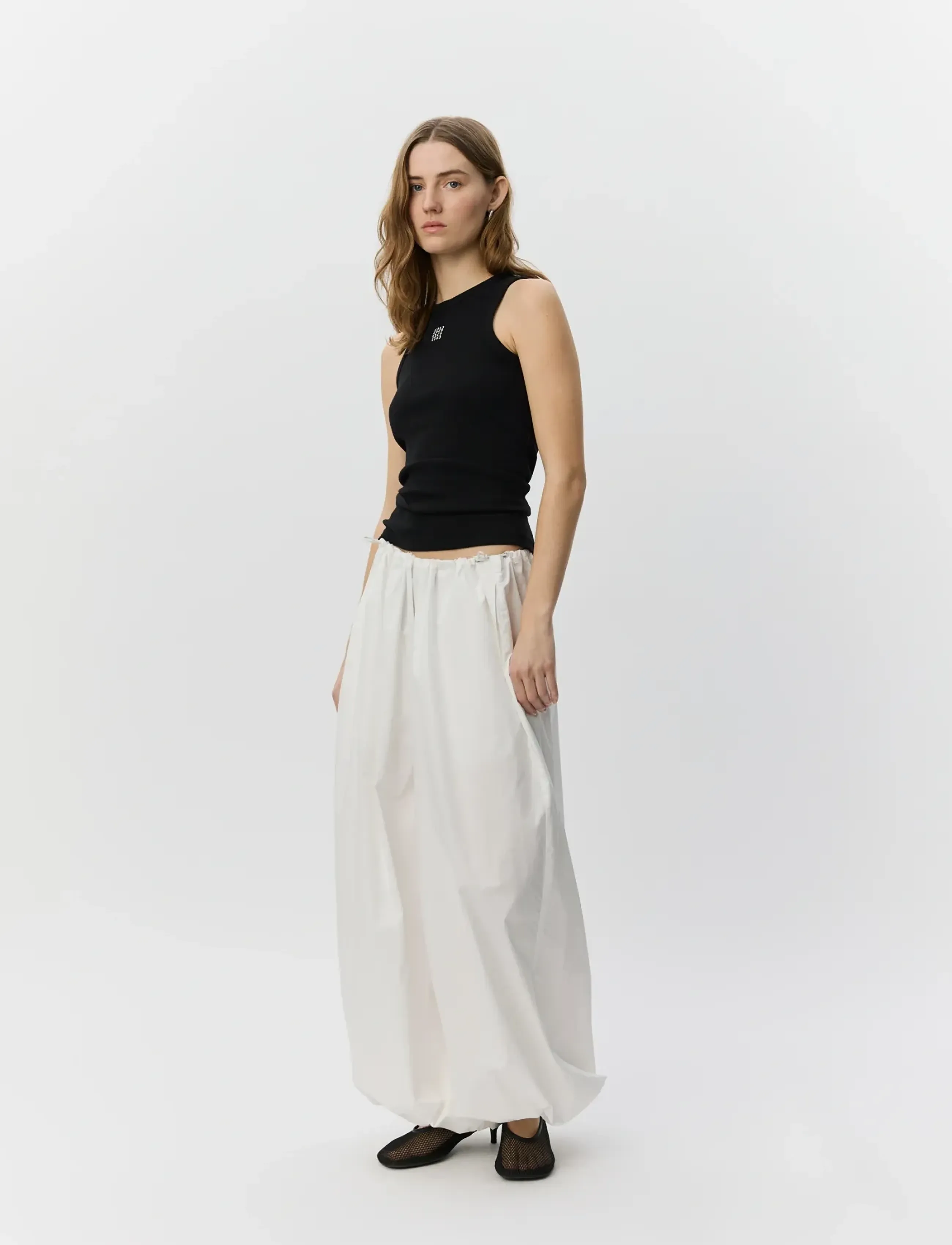 Sofie Schnoor - IMIRASW BALLOON SHAPE TROUSERS - hosen mit geradem bein - white - 3