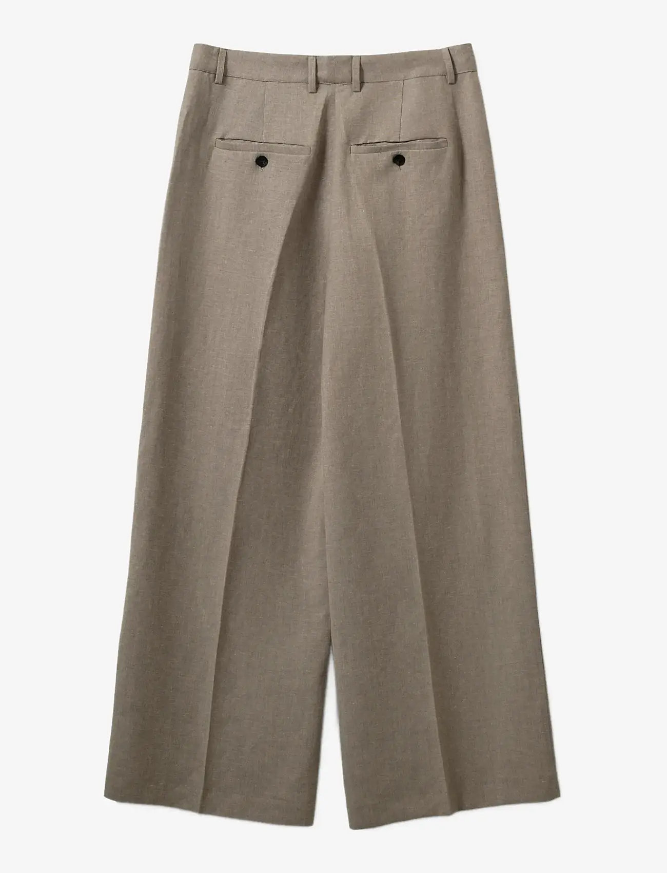 Sofie Schnoor - IZRASW LINEN MIX TROUSERS - hørbukser - dark sand - 2