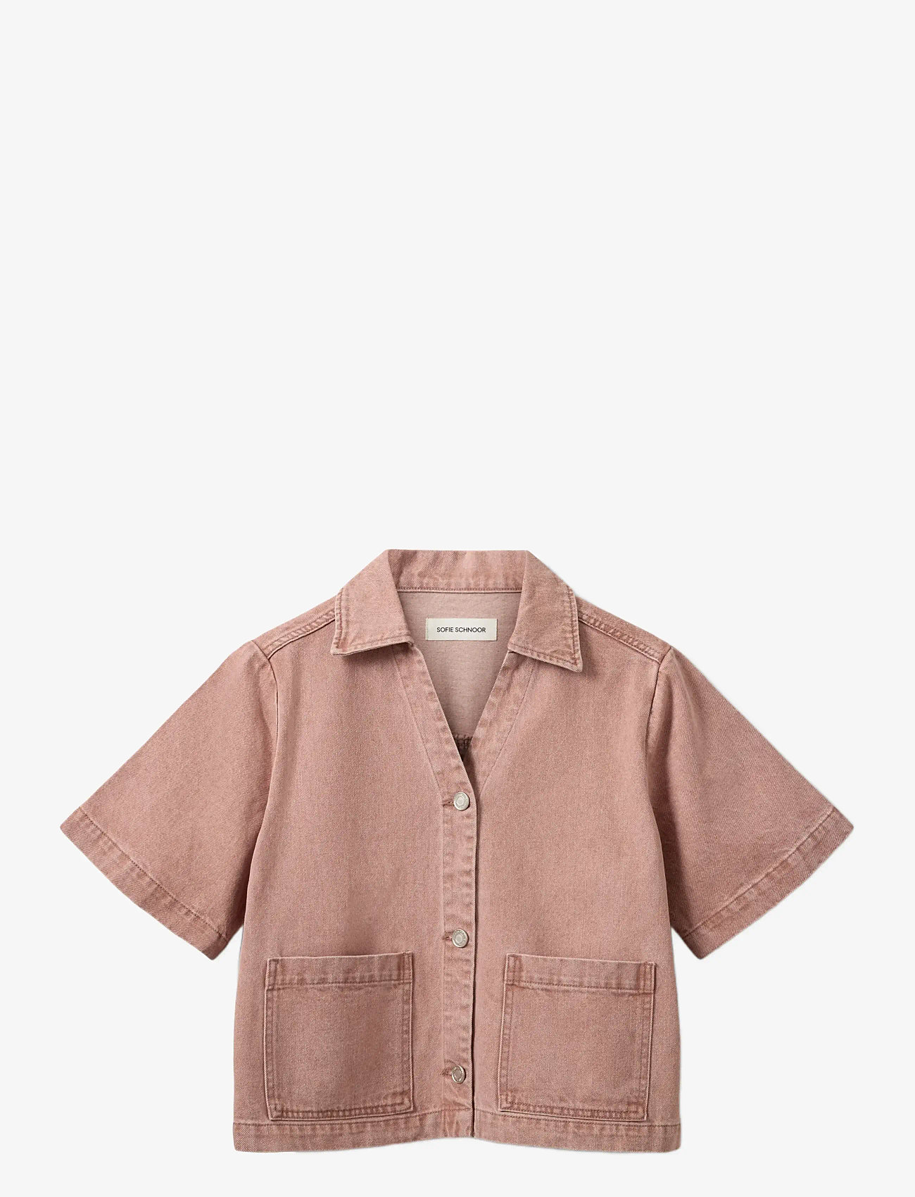 Sofie Schnoor - MANJASW SHORT SLEEVE DENIM SHIRT - denimskjorter - rose denim - 1