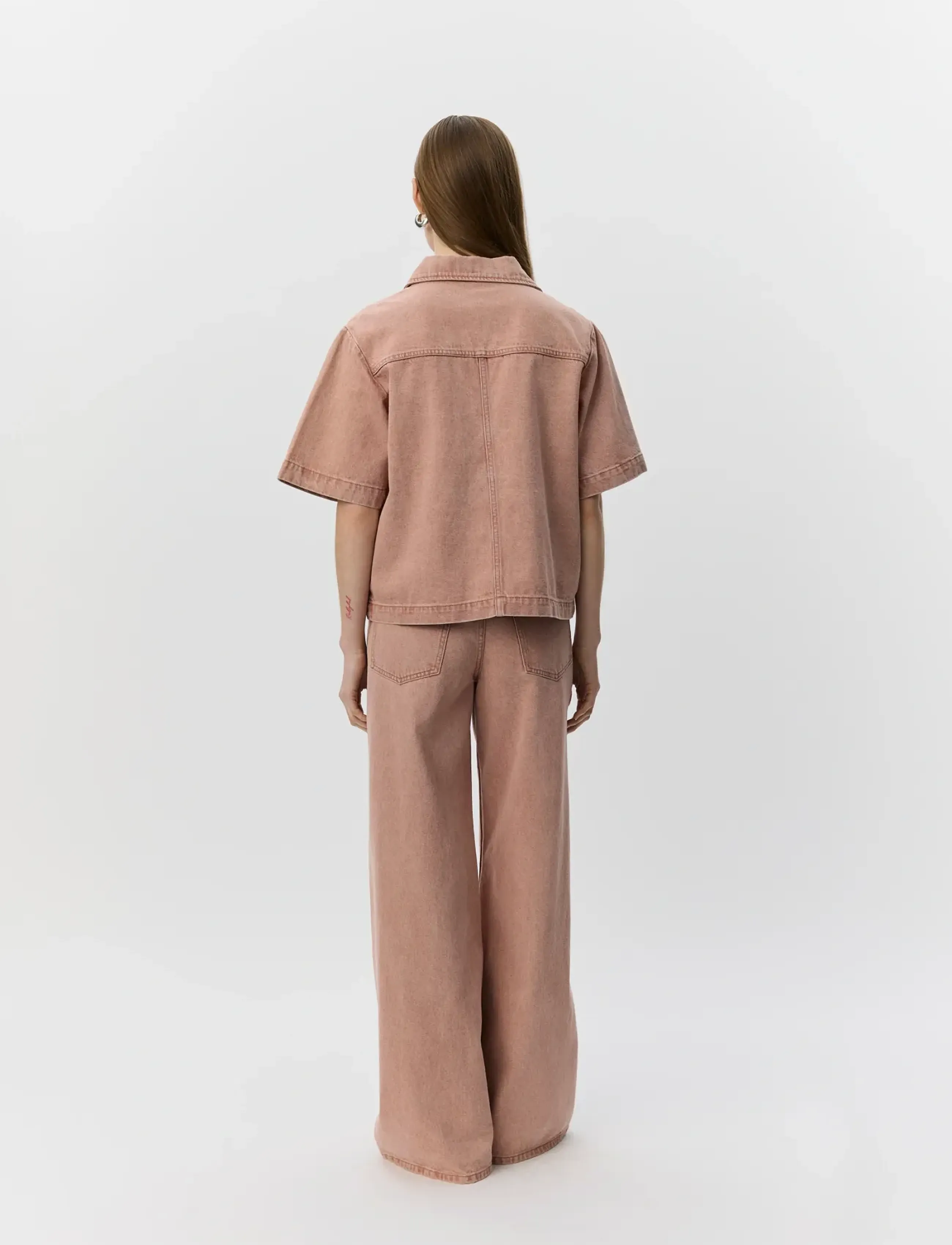 Sofie Schnoor - MANJASW SHORT SLEEVE DENIM SHIRT - denimskjorter - rose denim - 5
