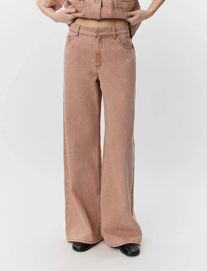 Sofie Schnoor - OZZISW WIDE LEG JEANS - laia säärega teksad - rose denim - 5