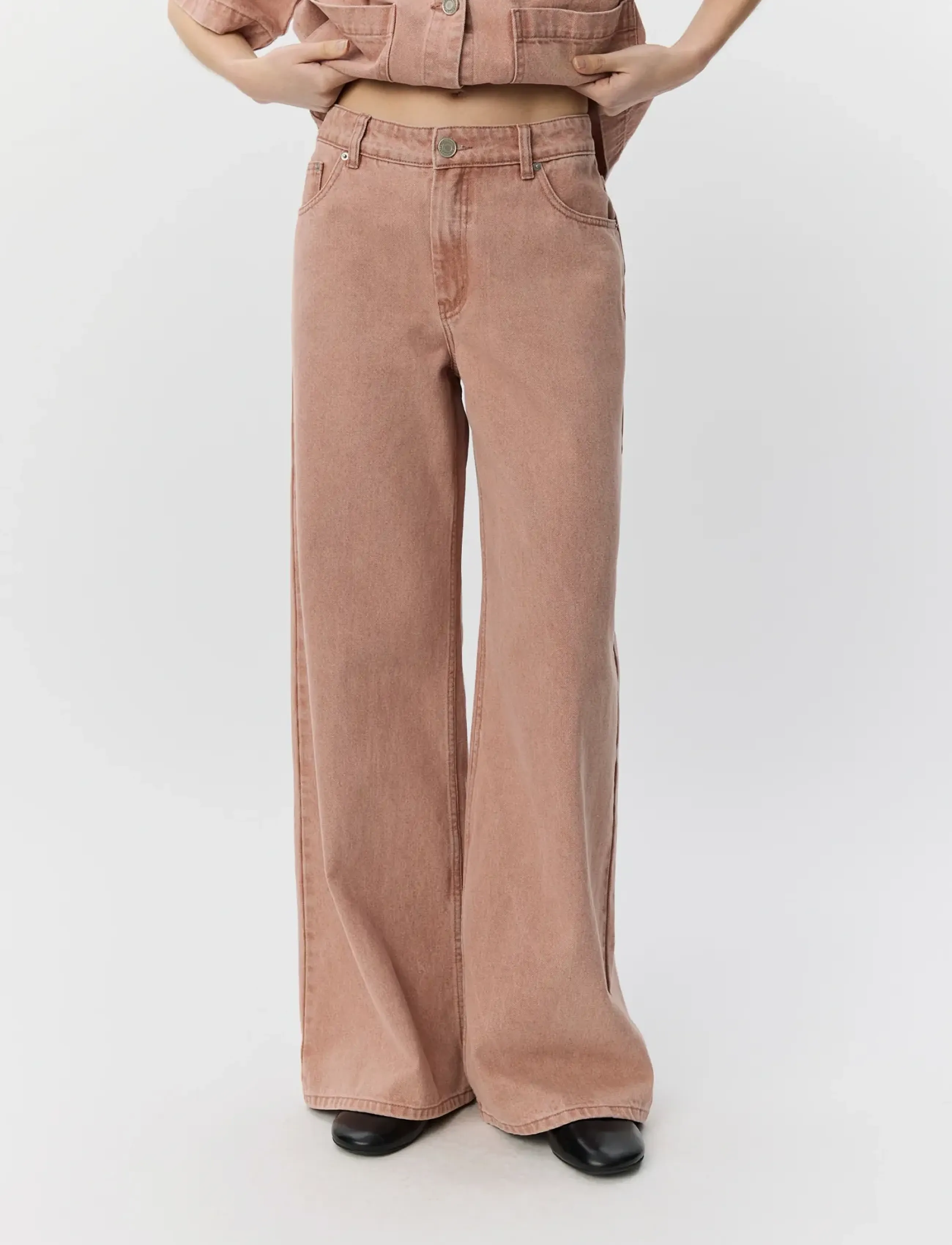 Sofie Schnoor - OZZISW WIDE LEG JEANS - vida jeans - rose denim - 5