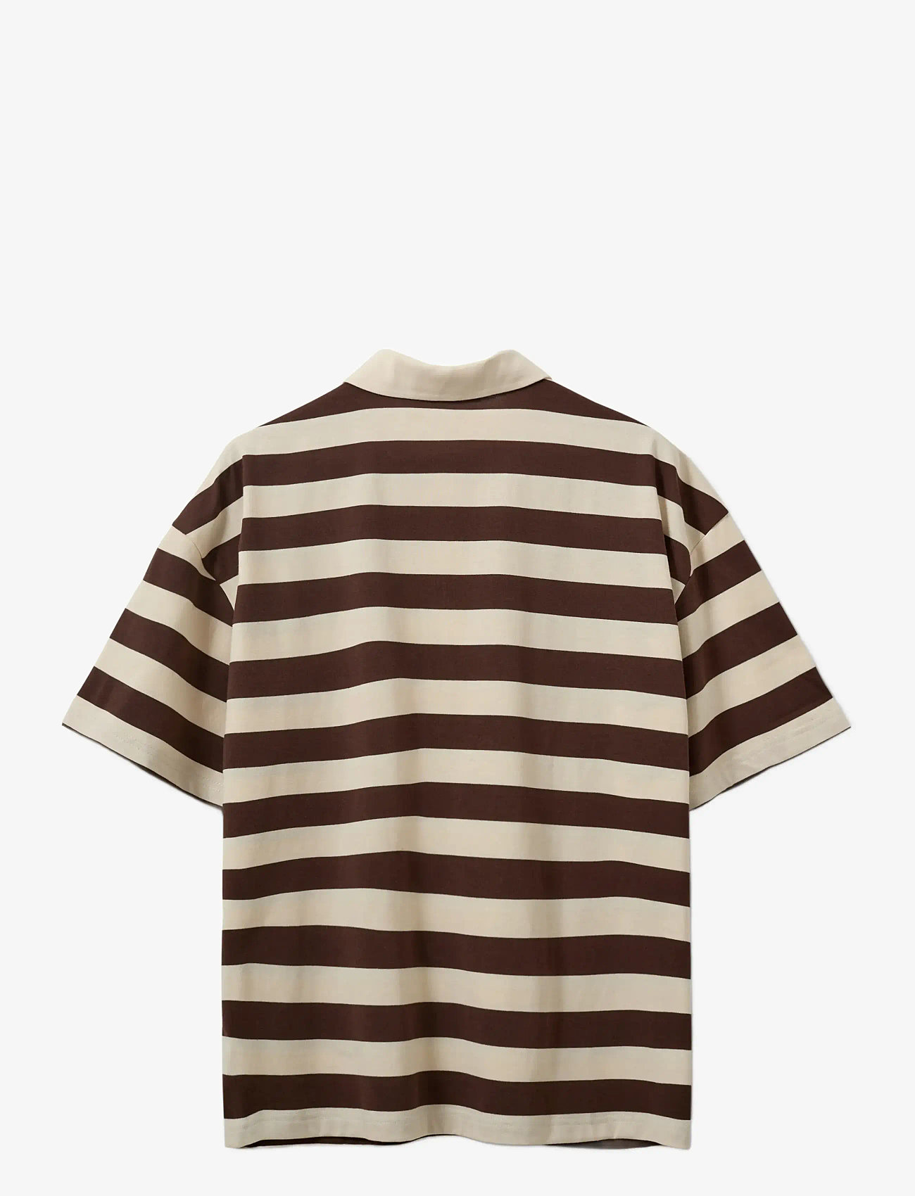 Sofie Schnoor - PILSW OVERSIZE STRIPED POLO SHIRT - off white striped - 2