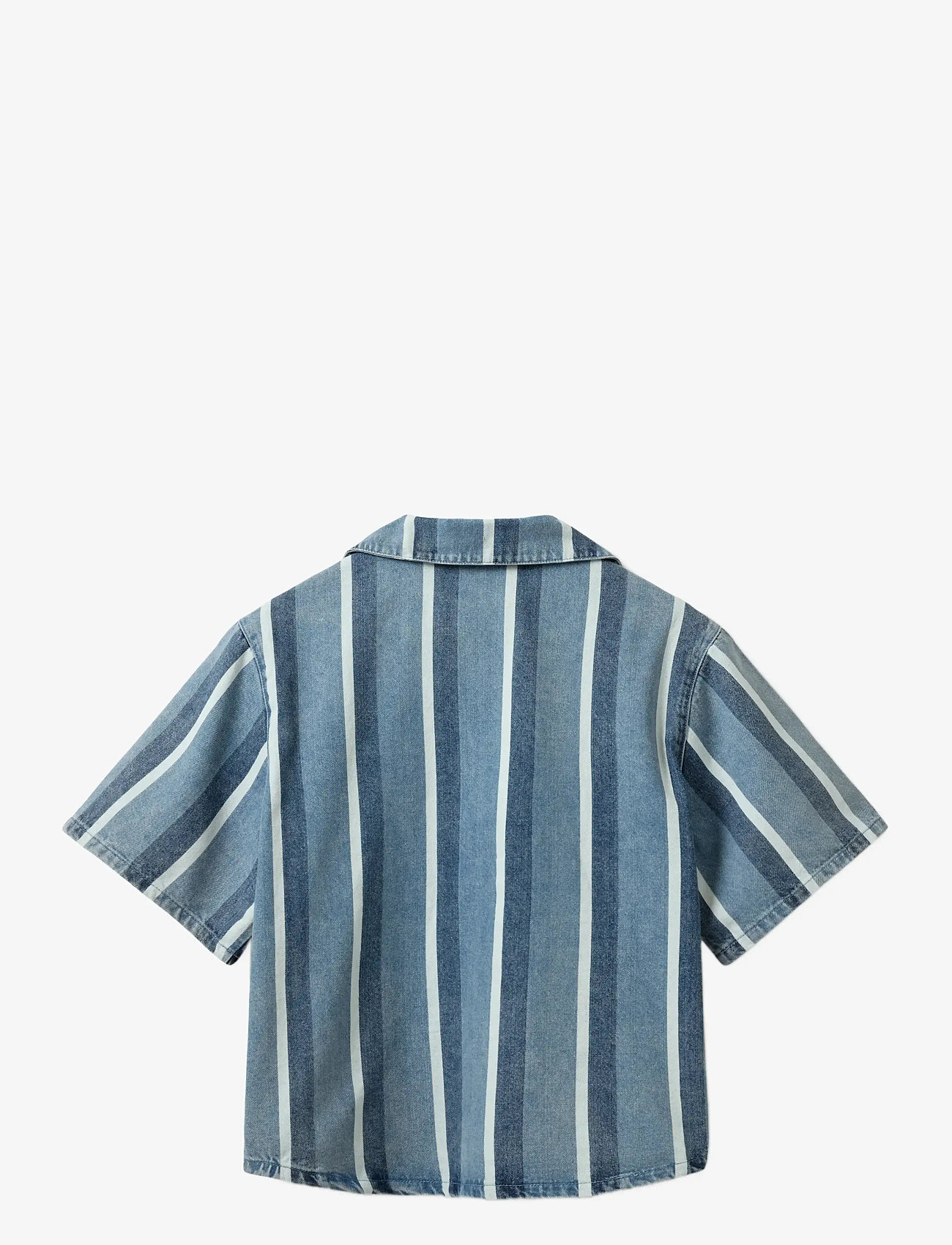 Sofie Schnoor - MAKISW STRIPED DENIM SHIRT - teksasärgid - blue denim stripe - 2