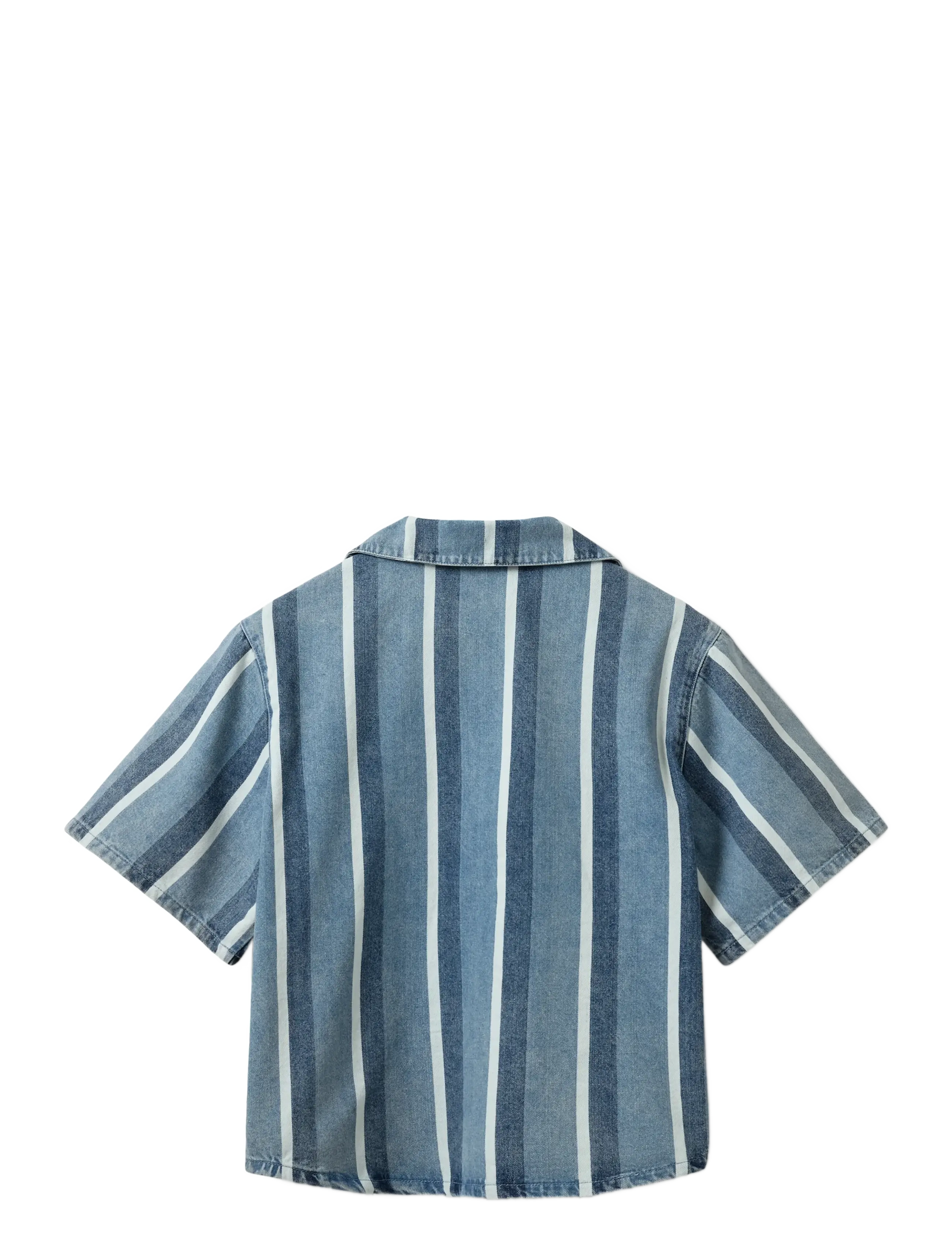 Sofie Schnoor - MAKISW STRIPED DENIM SHIRT - jeanshemden - blue denim stripe - 2