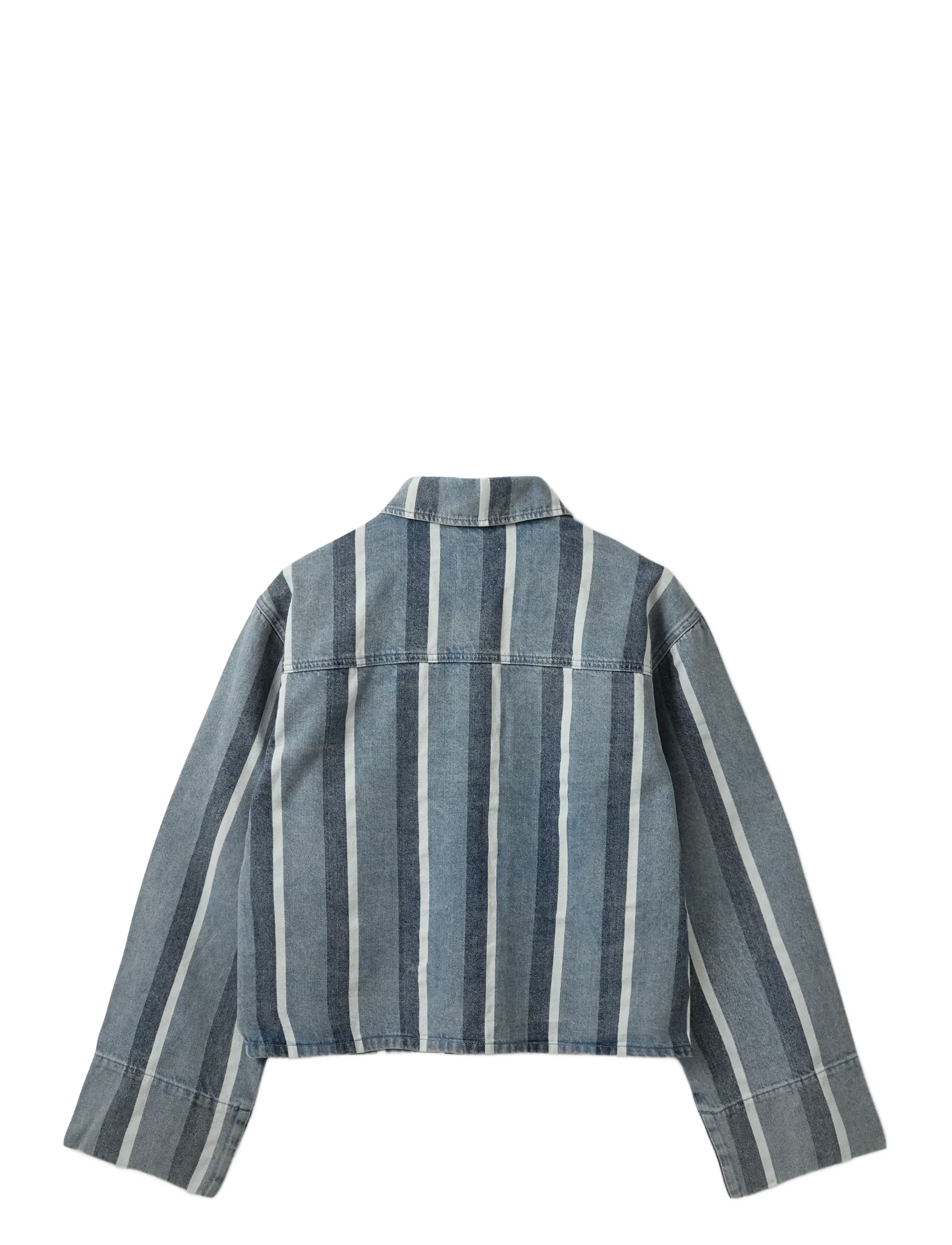 Sofie Schnoor - TAZASW STRIPED DENIM JACKET - vårjackor - blue&white denim stripe - 2