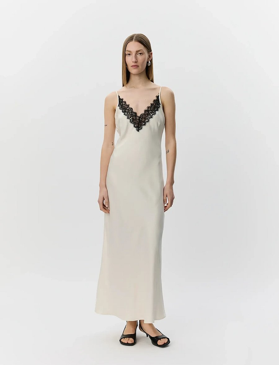 Sofie Schnoor - BETTSW SLIP DRESS - „slip" suknelės - cream white - 0